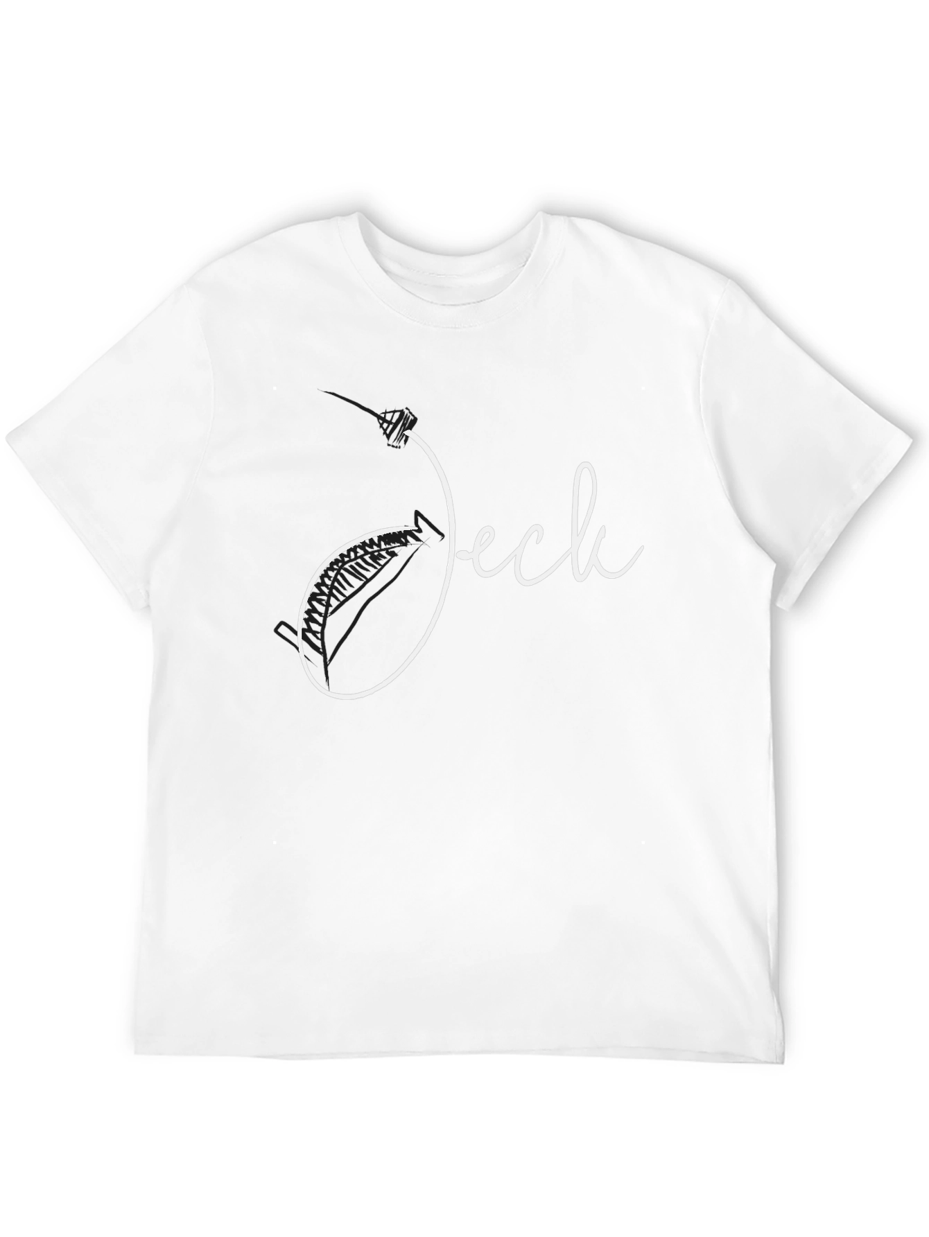 Jeck Script T-Shirt - Stylish Casual Wear