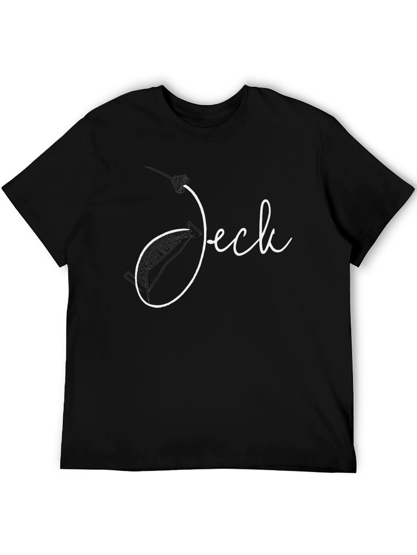 Jeck Script T-Shirt - Stylish Casual Wear