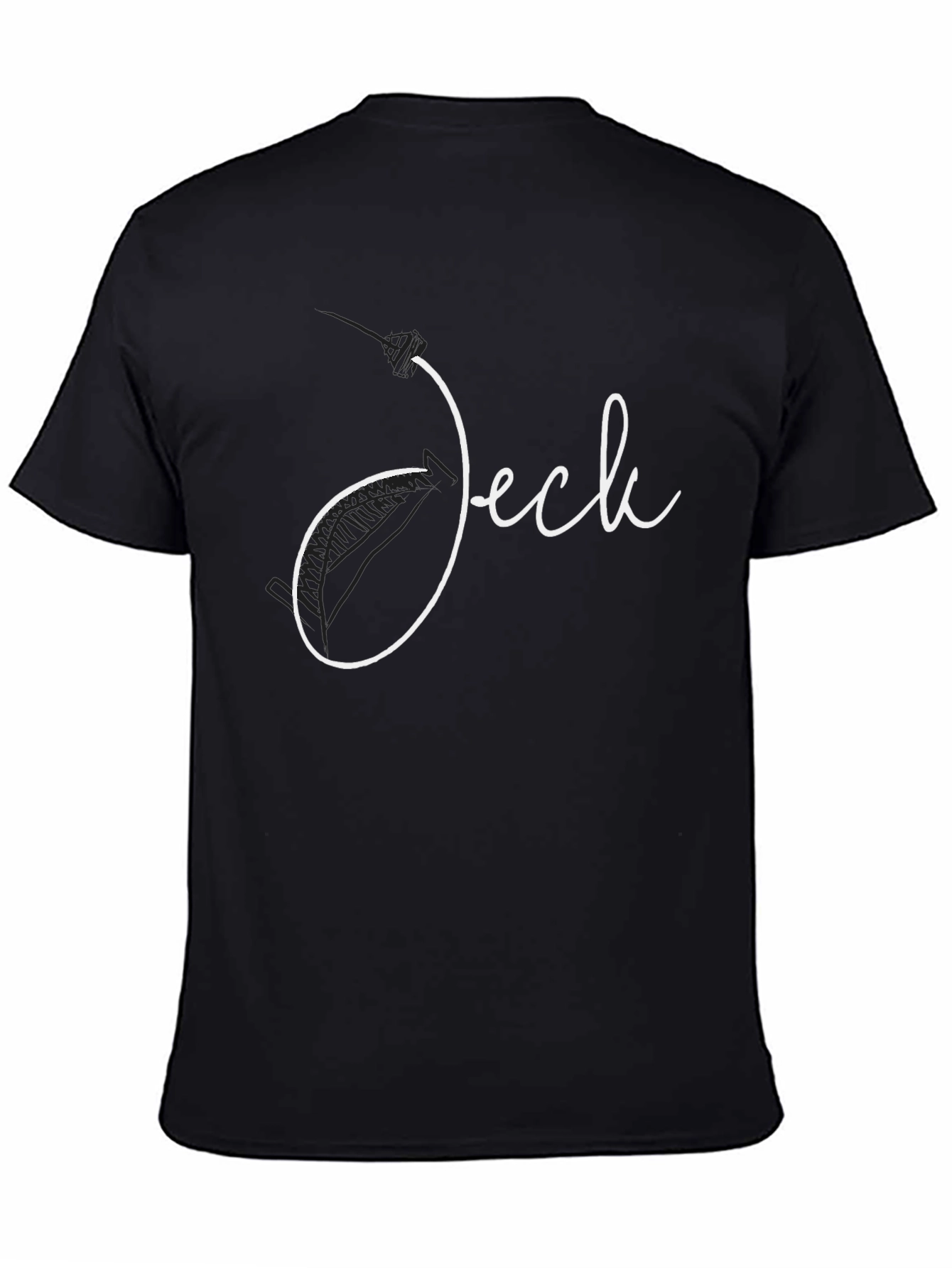 Jeck Script T-Shirt - Stylish Casual Wear