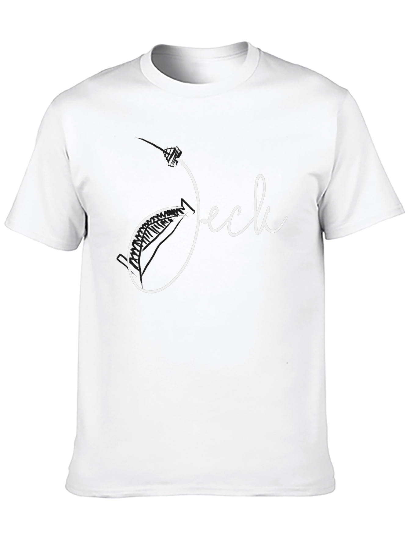Jeck Script T-Shirt - Stylish Casual Wear