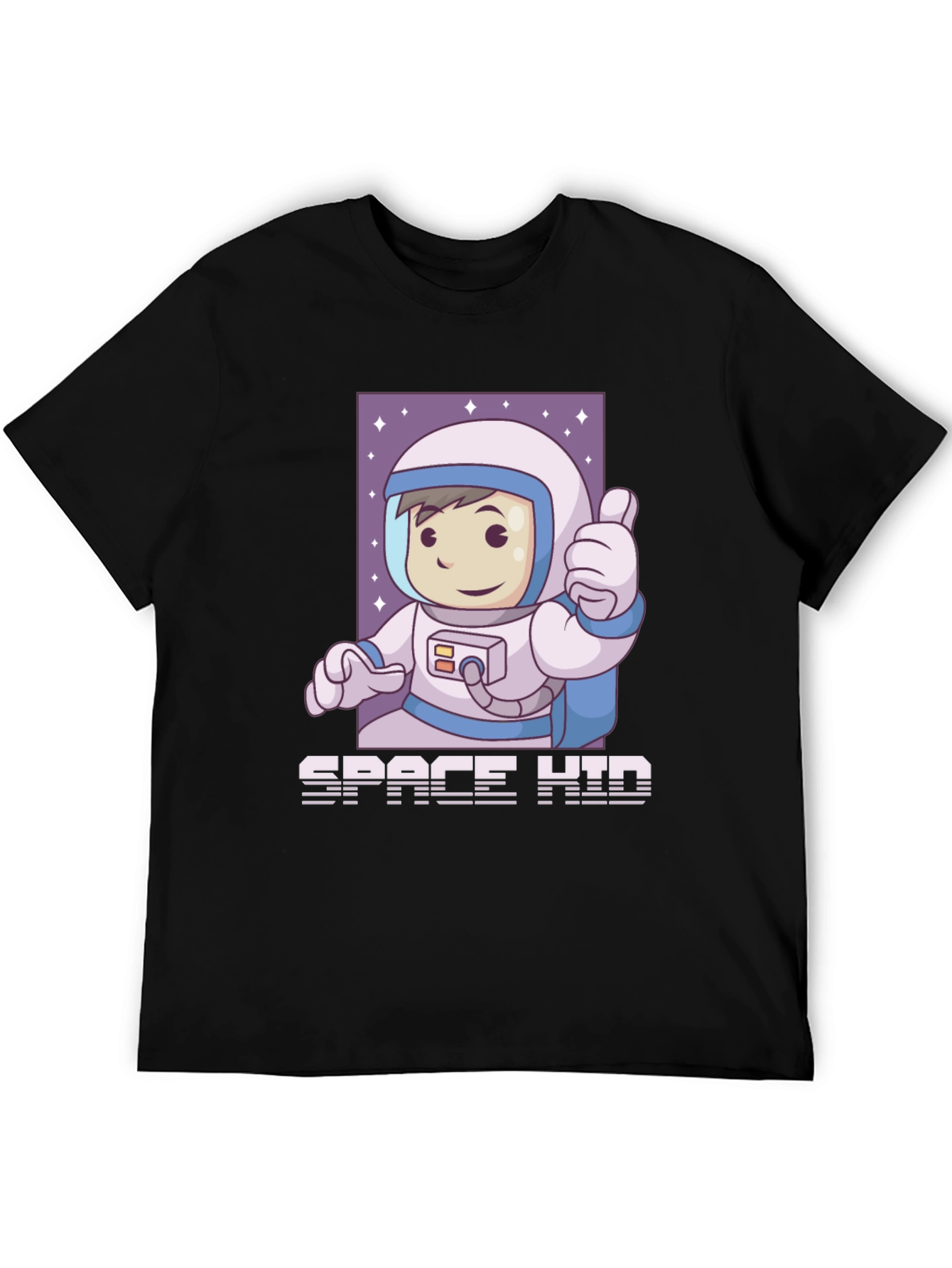 Space Kid Graphic Tee - Black