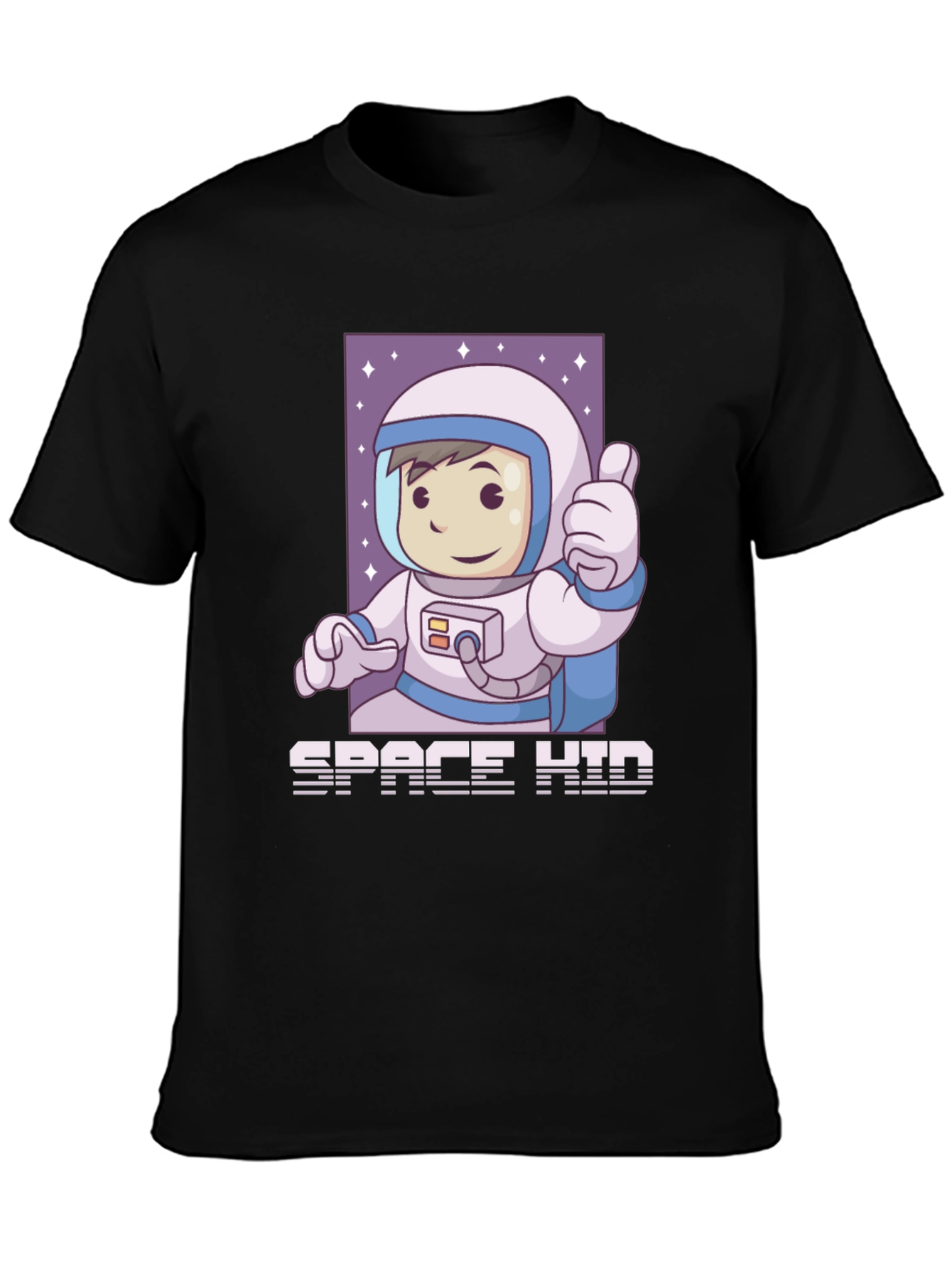 Space Kid Graphic Tee - Black
