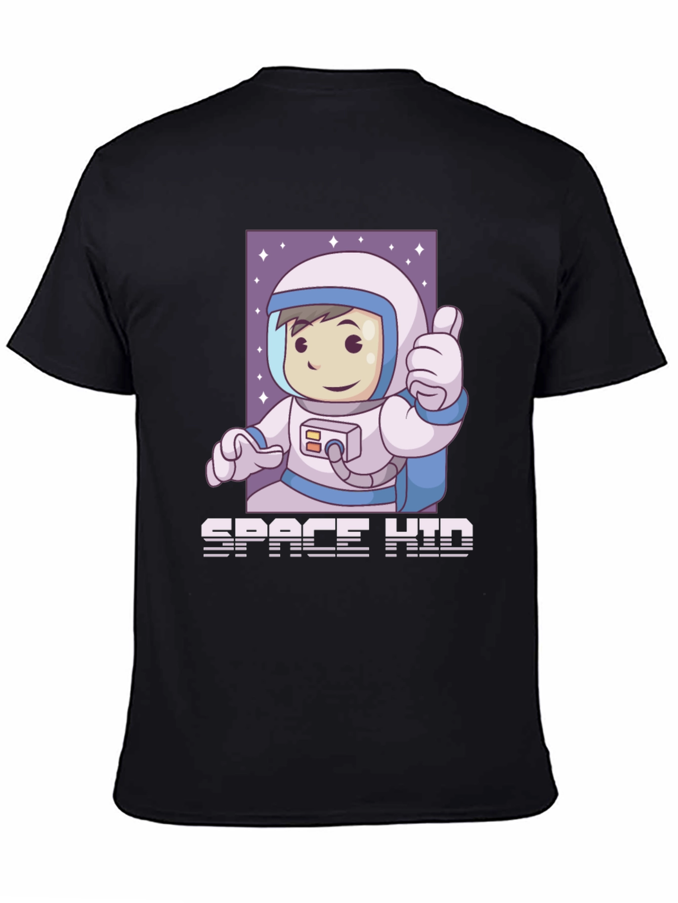 Space Kid Graphic Tee - Black