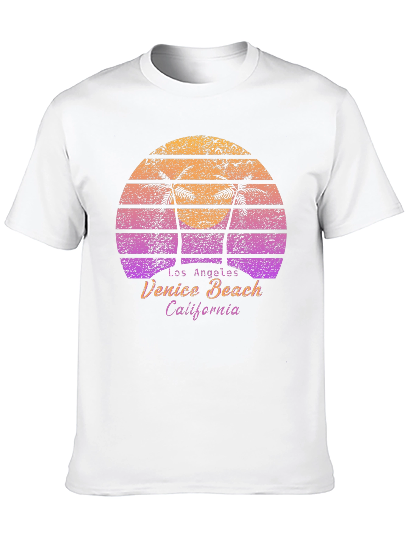 Retro Venice Beach California Graphic T-Shirt