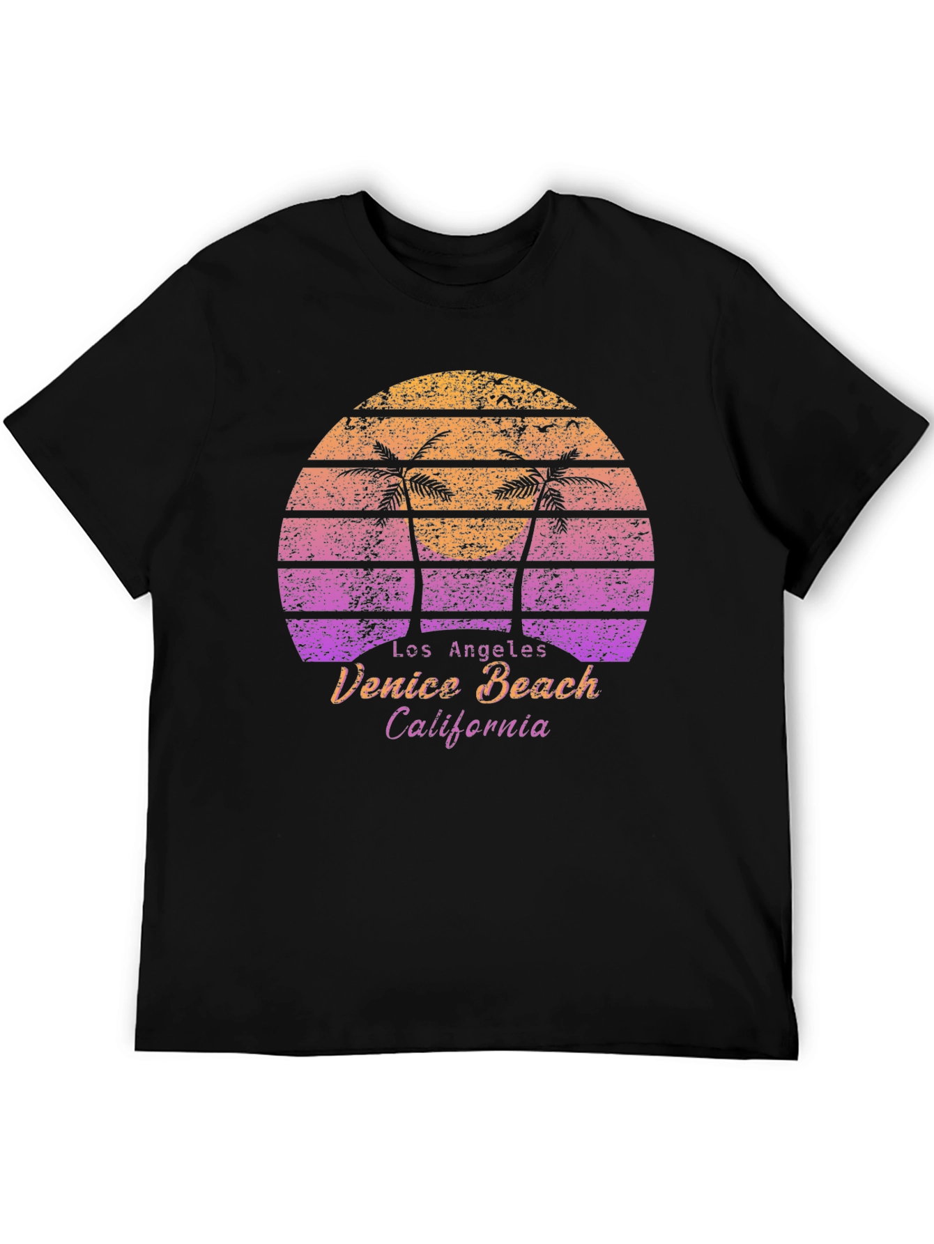 Retro Venice Beach California Graphic T-Shirt