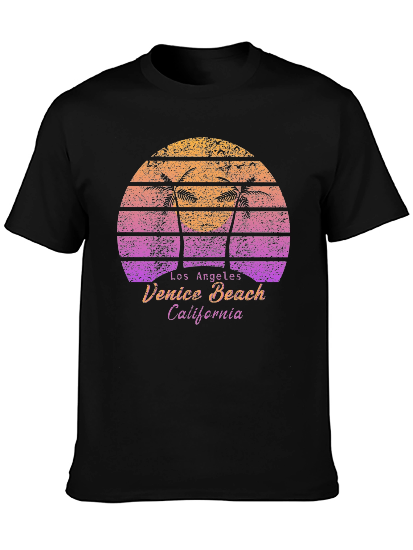 Retro Venice Beach California Graphic T-Shirt