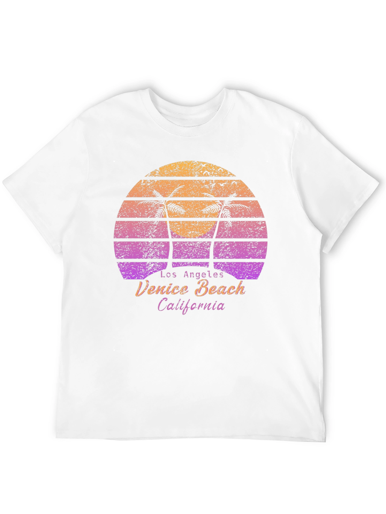 Retro Venice Beach California Graphic T-Shirt