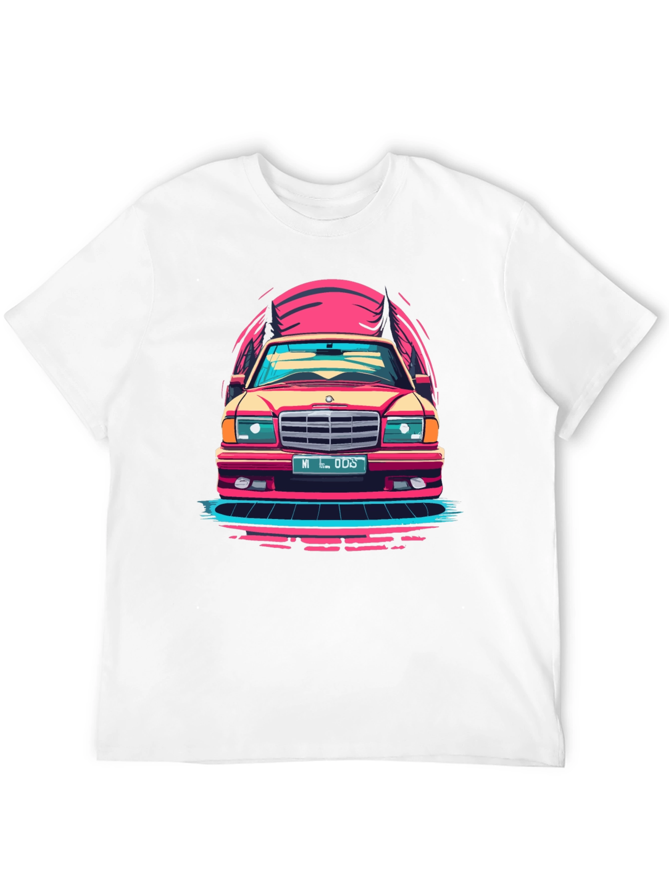 Retro Car Graphic T-Shirt - Classic Ride Design
