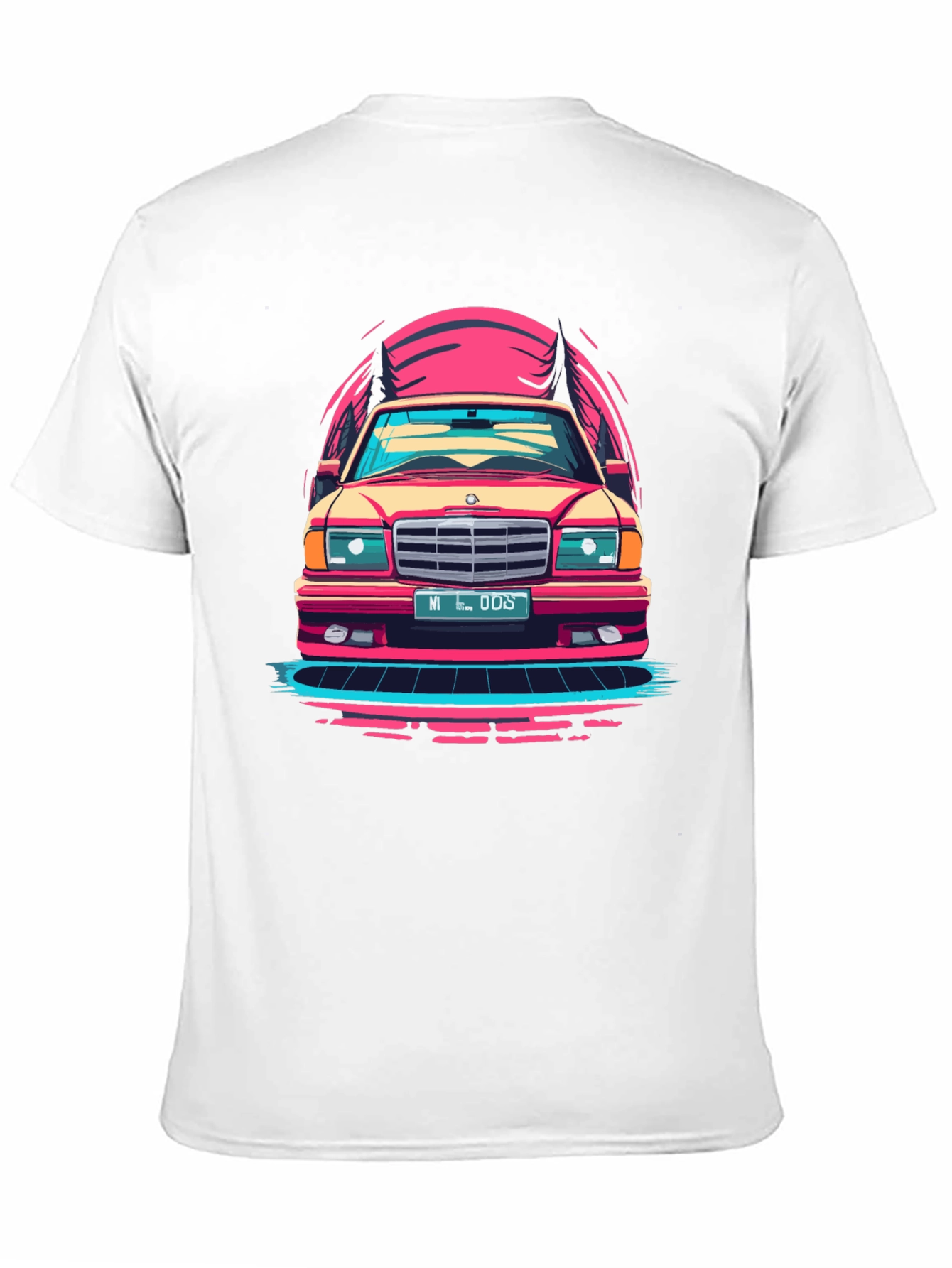 Retro Car Graphic T-Shirt - Classic Ride Design