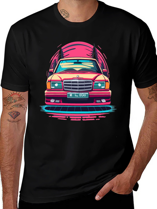 Retro Car Graphic T-Shirt - Classic Ride Design