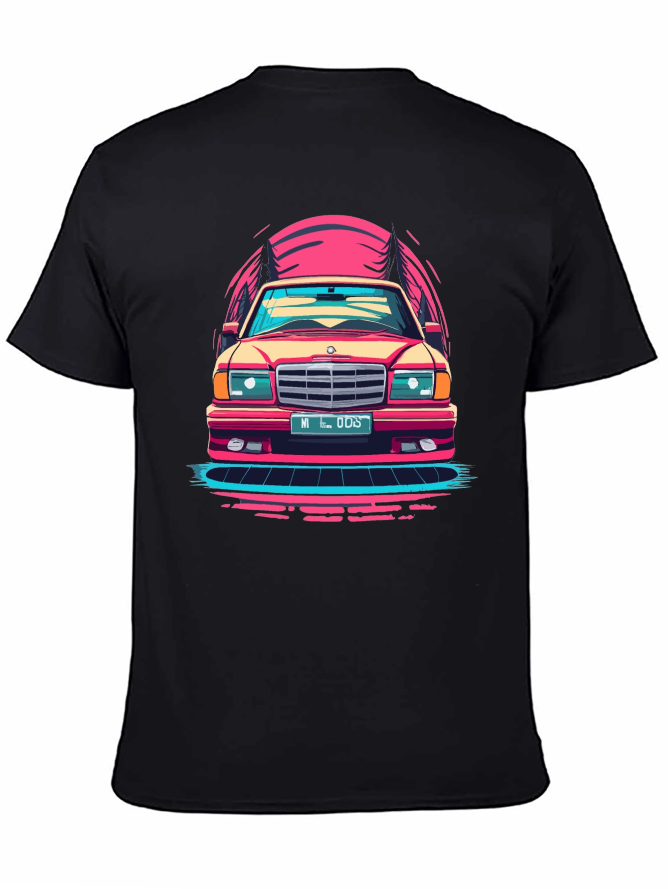 Retro Car Graphic T-Shirt - Classic Ride Design