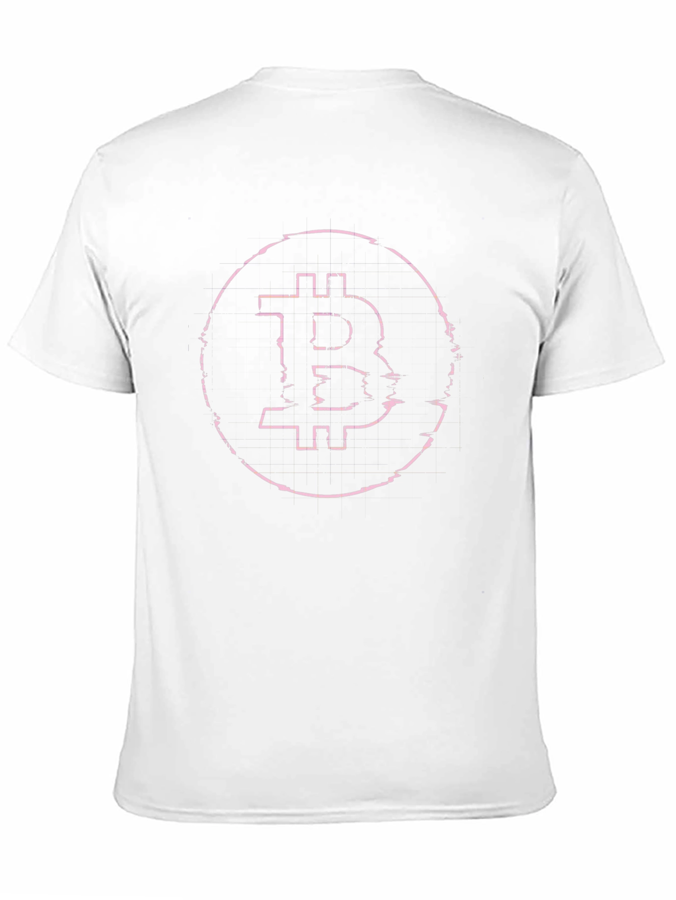 Bitcoin Glitch Tee - Crypto Style