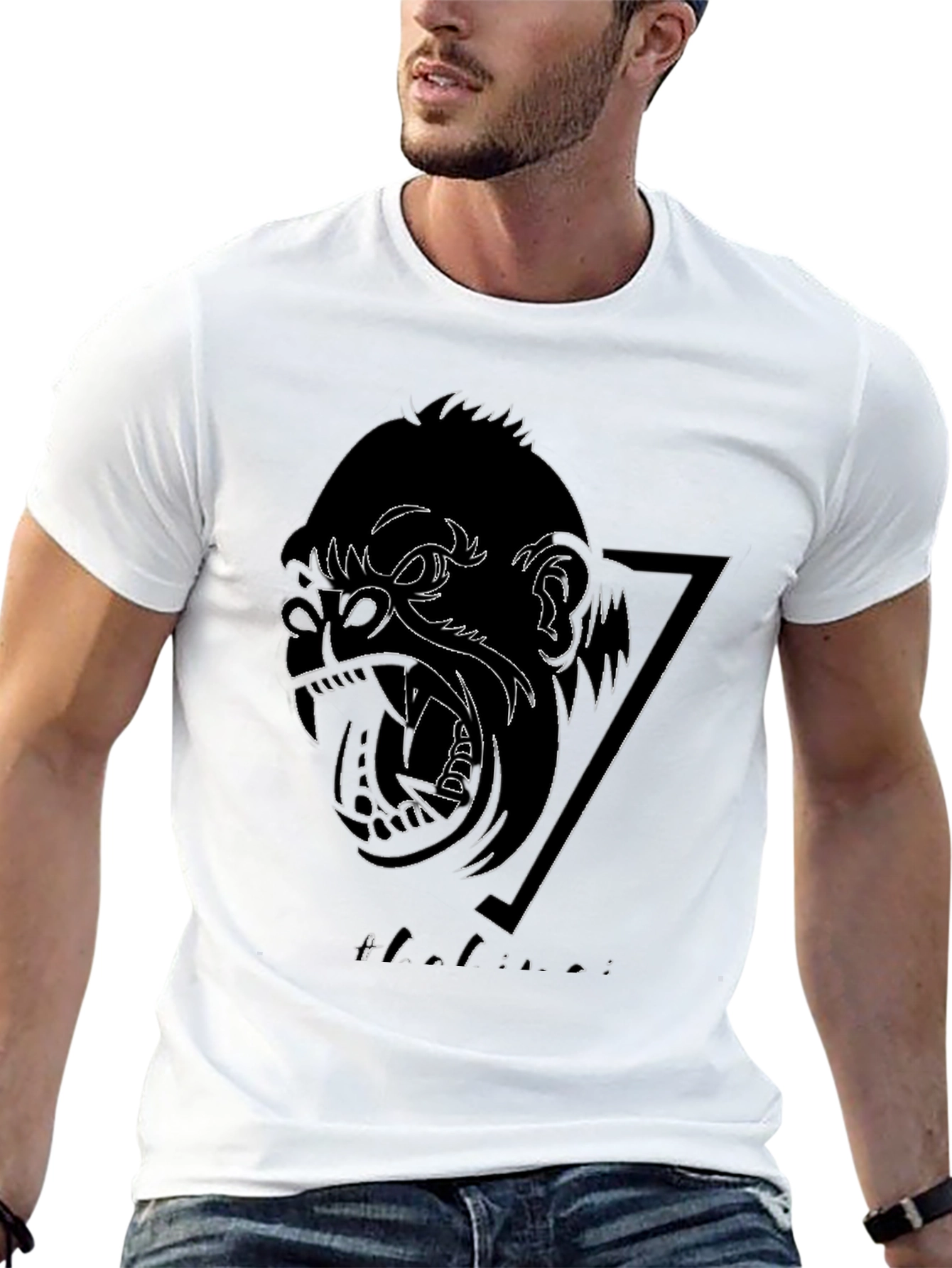 Black Gorilla Graphic Tee