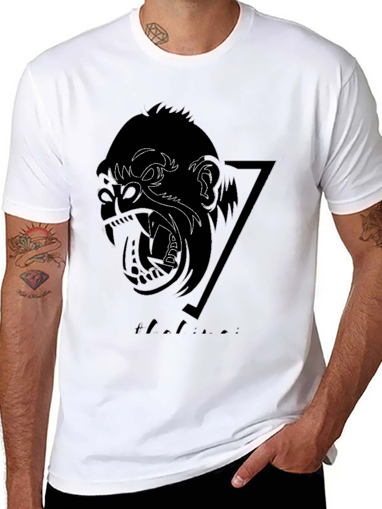Black Gorilla Graphic Tee