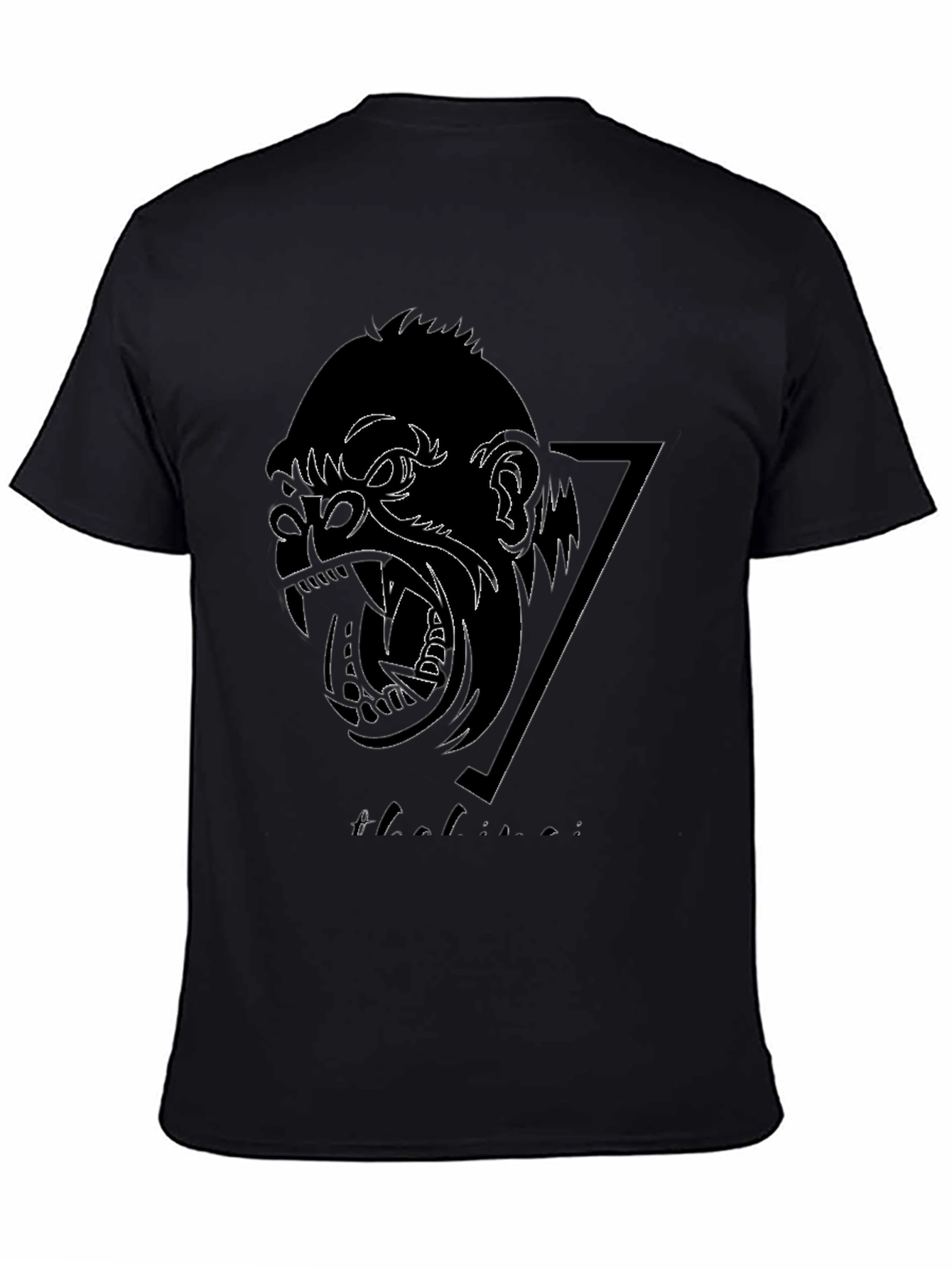 Black Gorilla Graphic Tee
