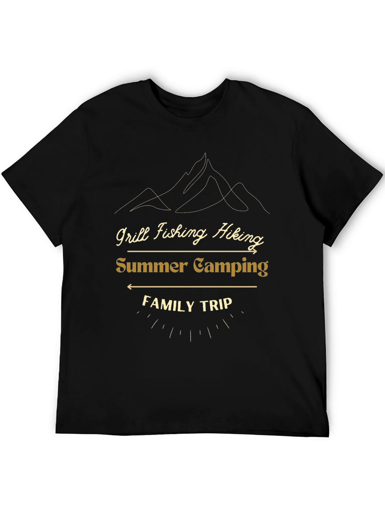 Summer Camping Family Trip T-Shirt