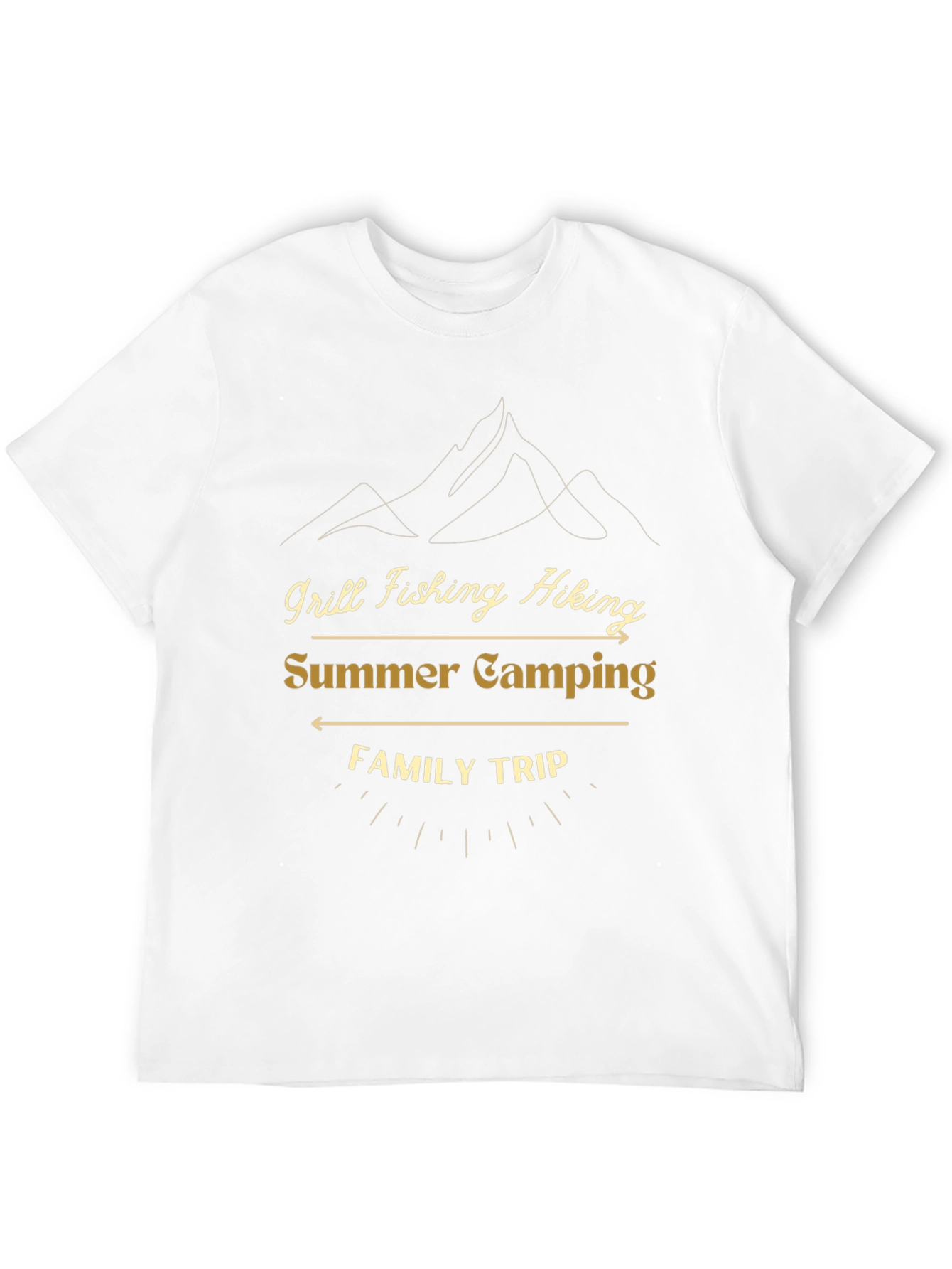 Summer Camping Family Trip T-Shirt