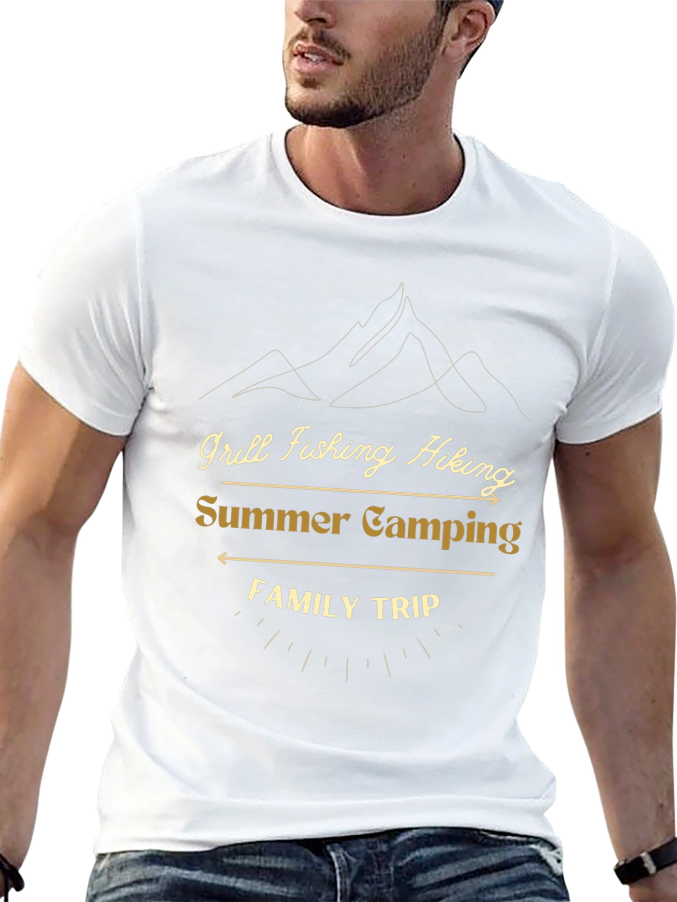 Summer Camping Family Trip T-Shirt