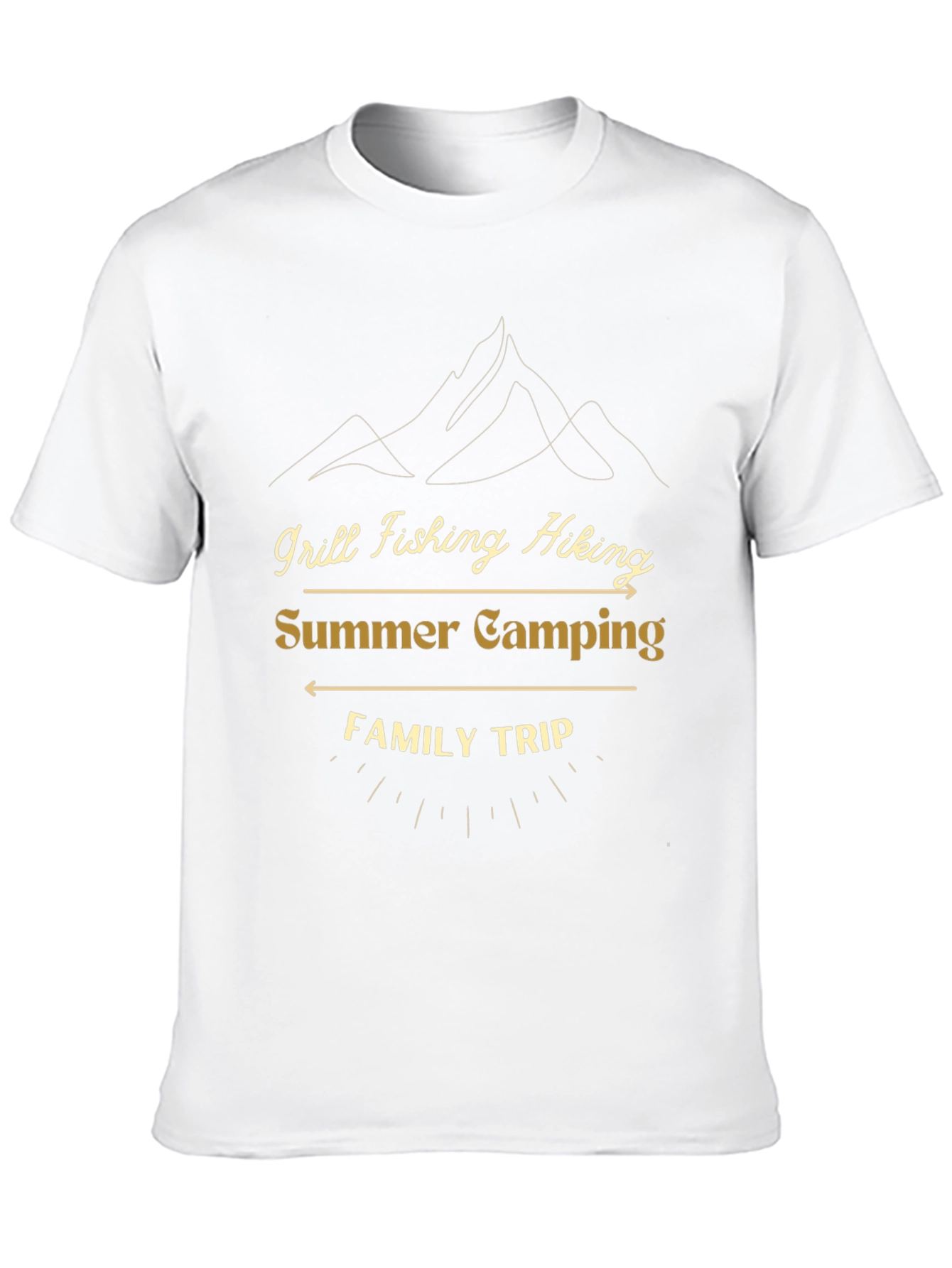 Summer Camping Family Trip T-Shirt