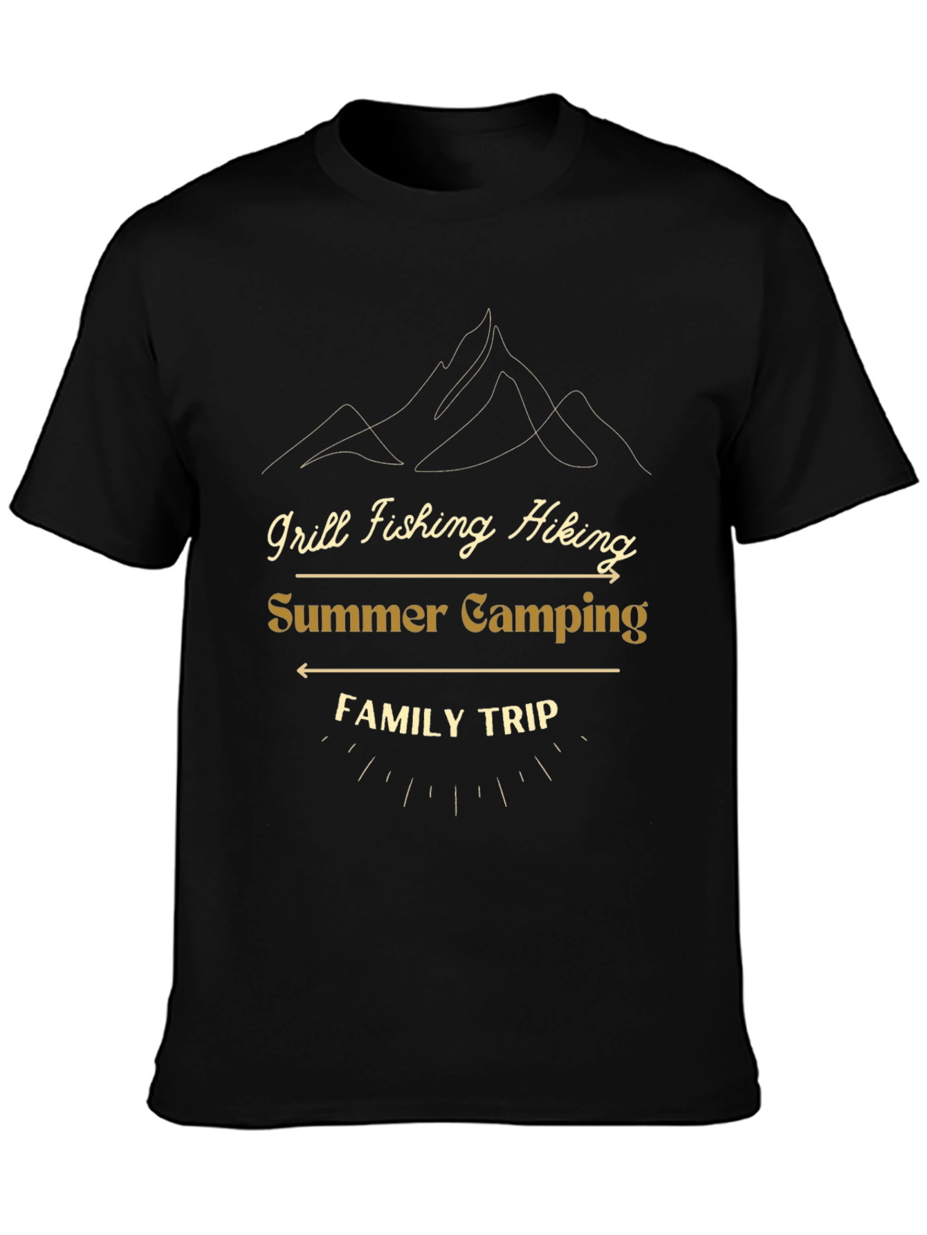 Summer Camping Family Trip T-Shirt