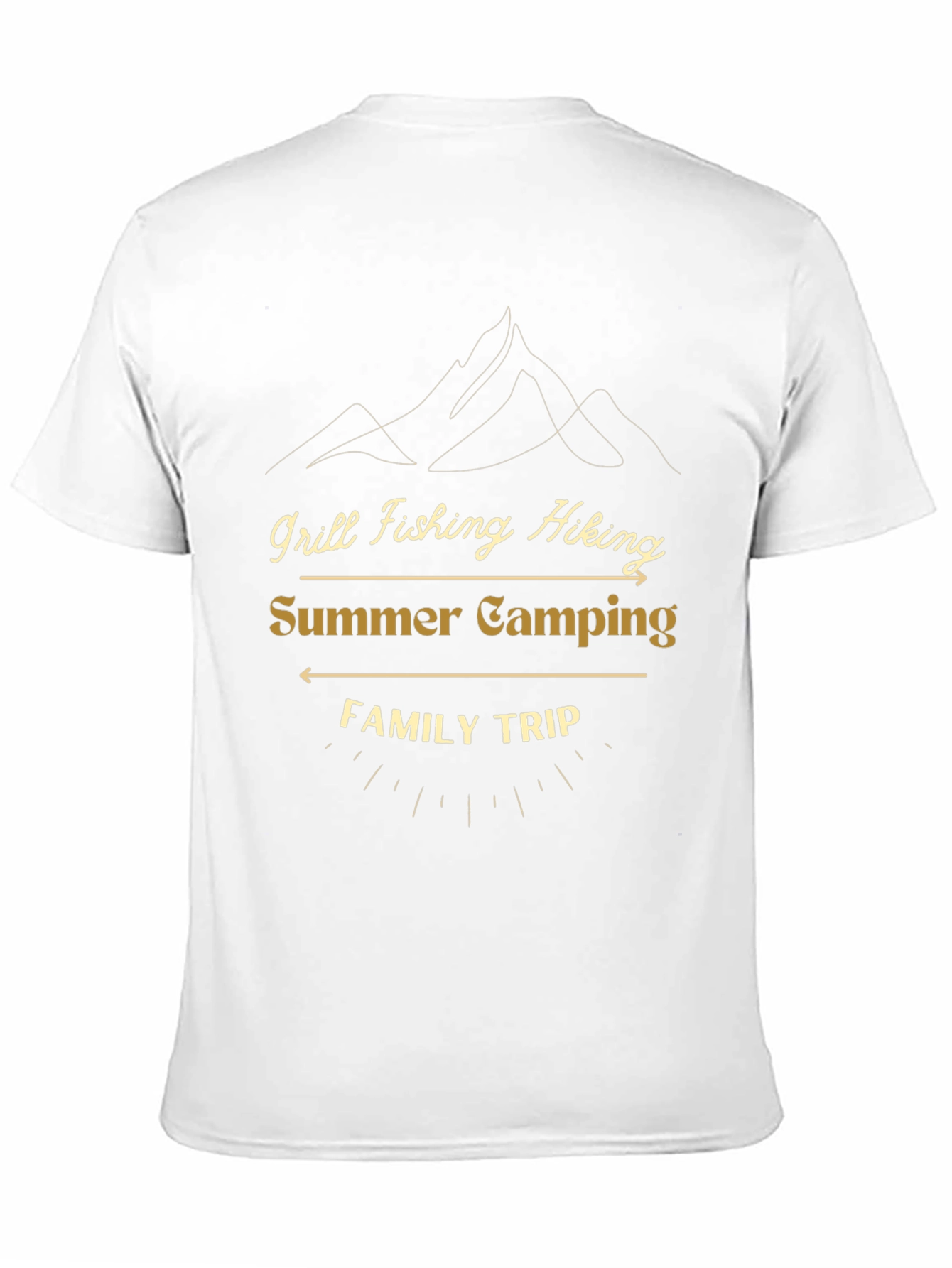 Summer Camping Family Trip T-Shirt