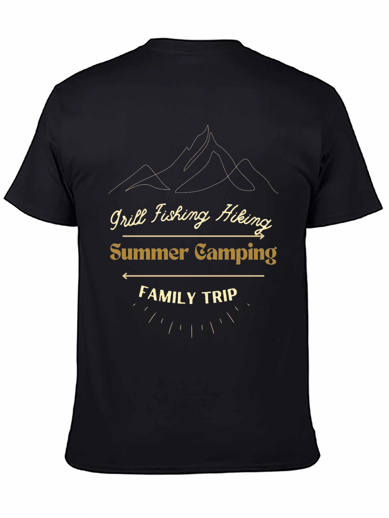Summer Camping Family Trip T-Shirt