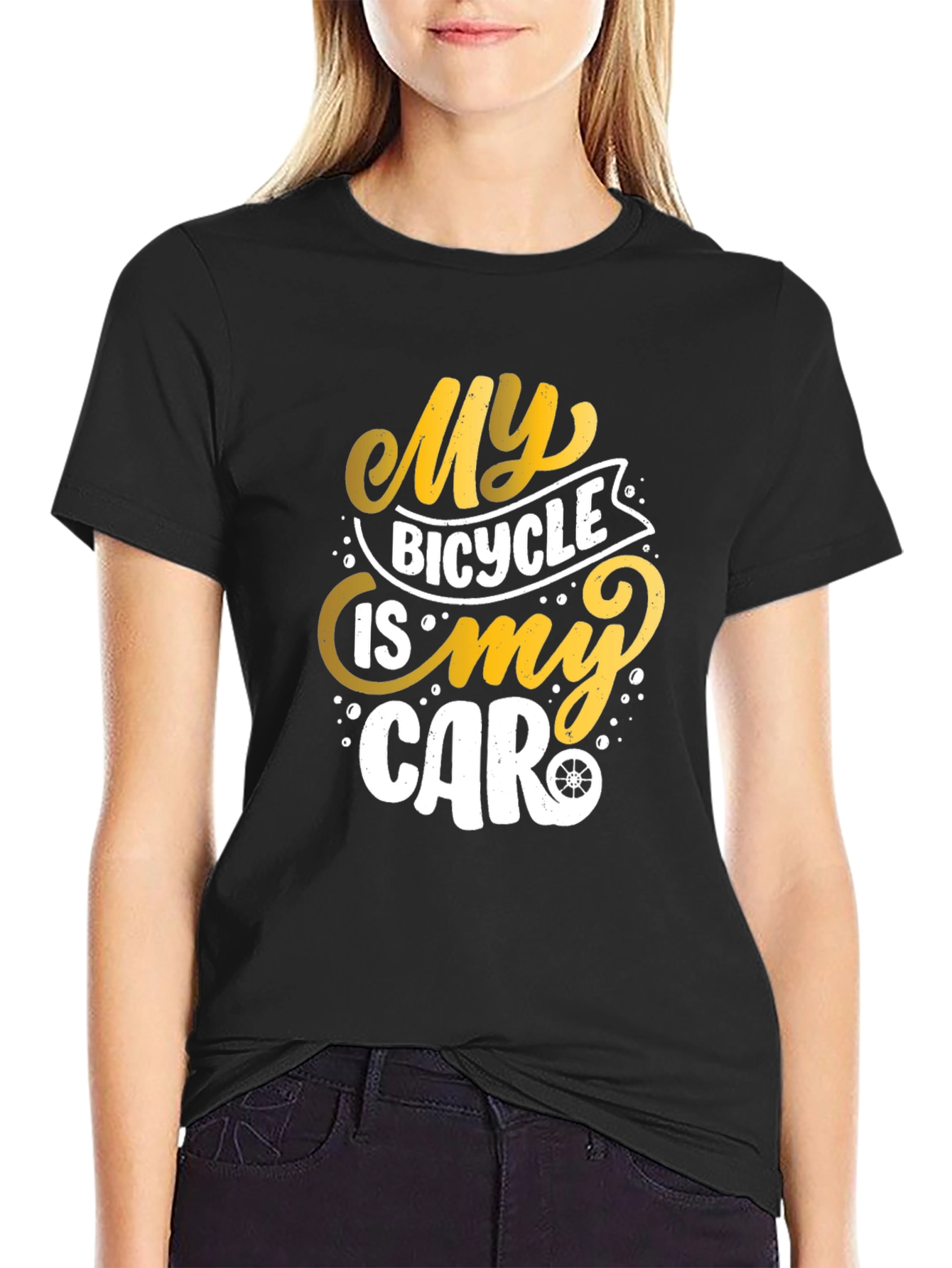 My Bicycle Is My Car Graphic T-Shirt
