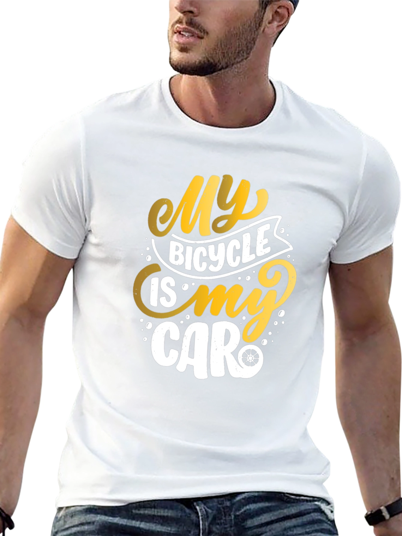 My Bicycle Is My Car Graphic T-Shirt