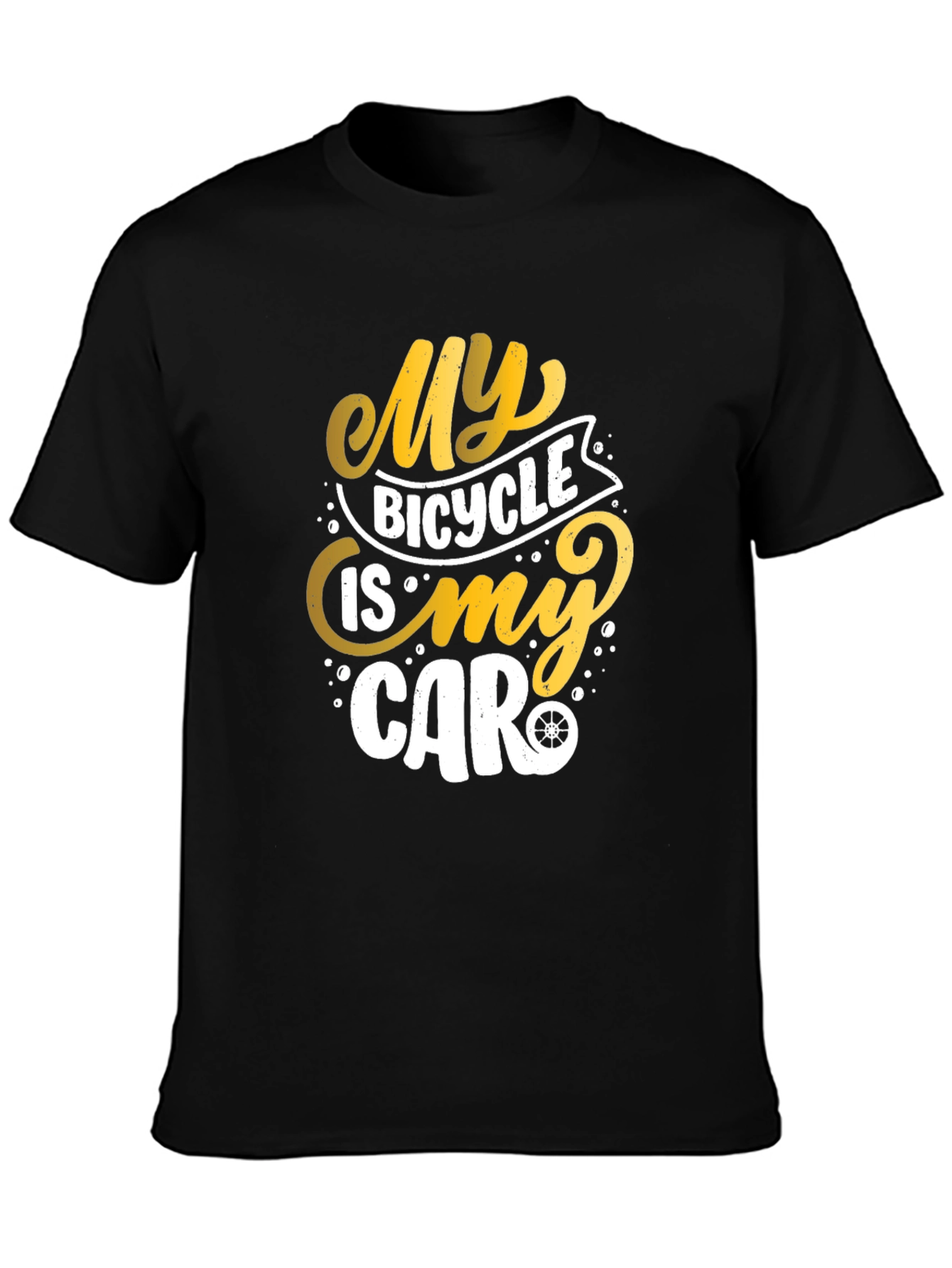 My Bicycle Is My Car Graphic T-Shirt