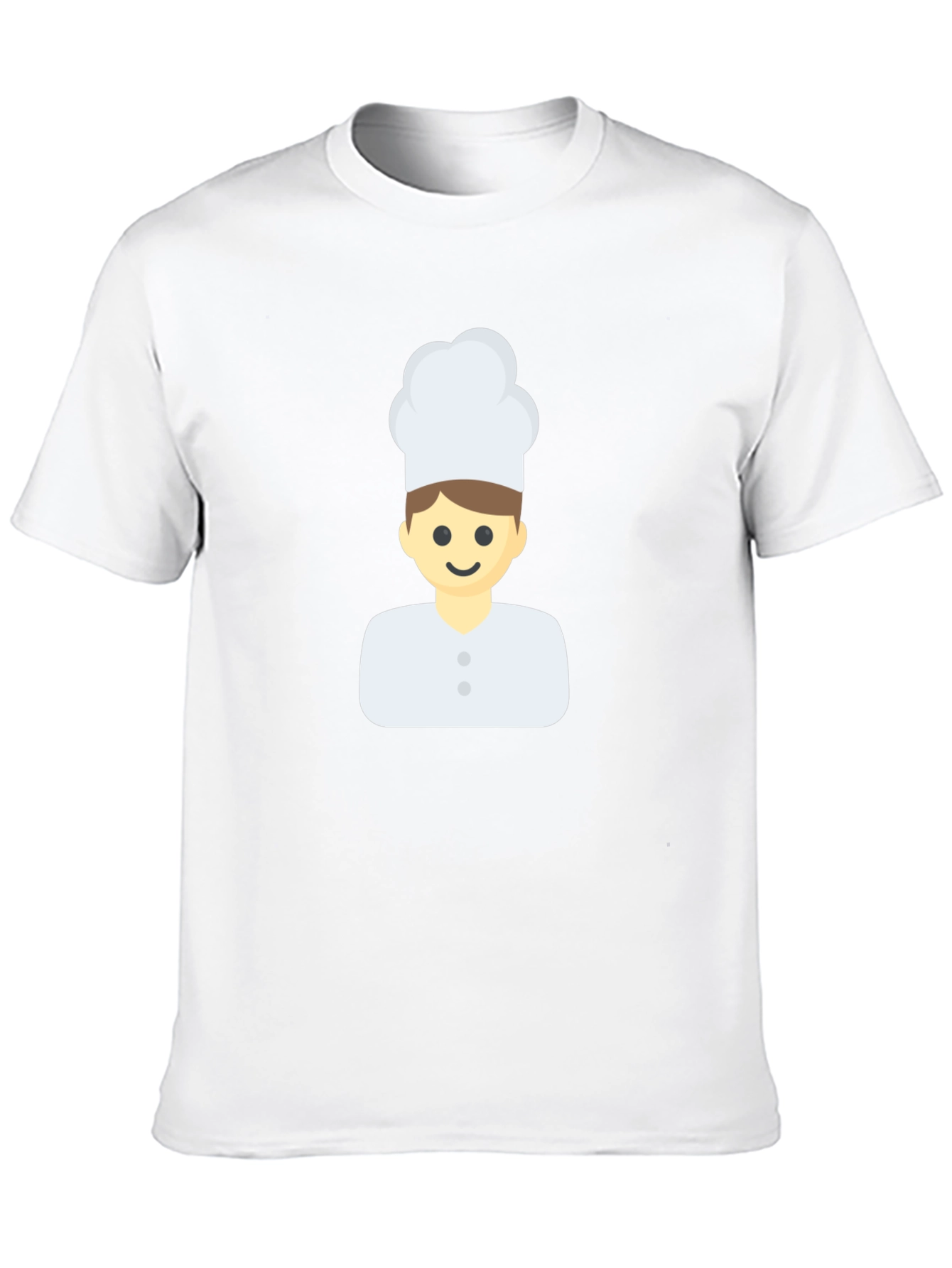 Chef Emoji Black T-Shirt