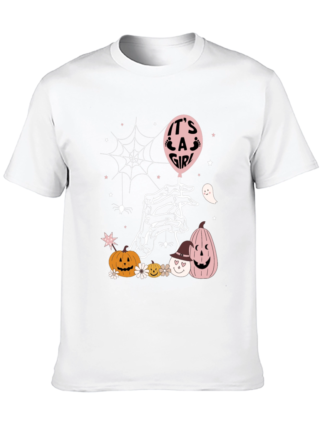 Its a Girl Halloween Baby Shower T-Shirt