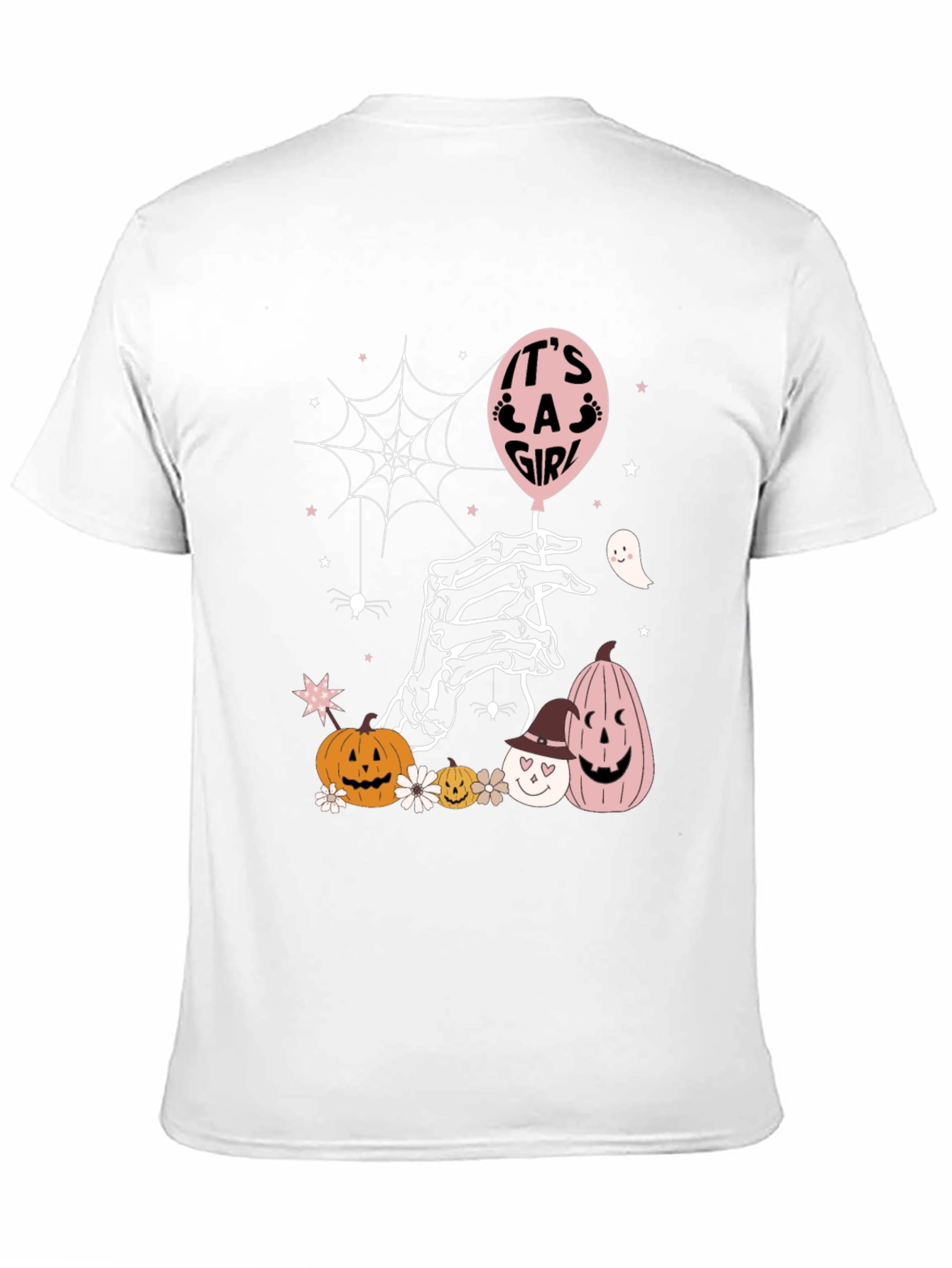 Its a Girl Halloween Baby Shower T-Shirt
