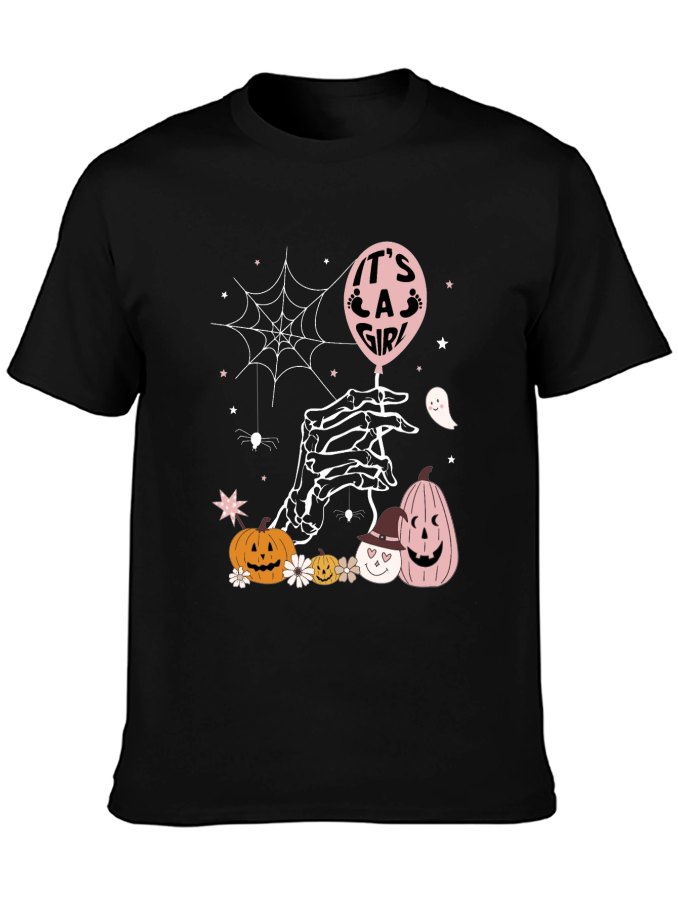 Its a Girl Halloween Baby Shower T-Shirt