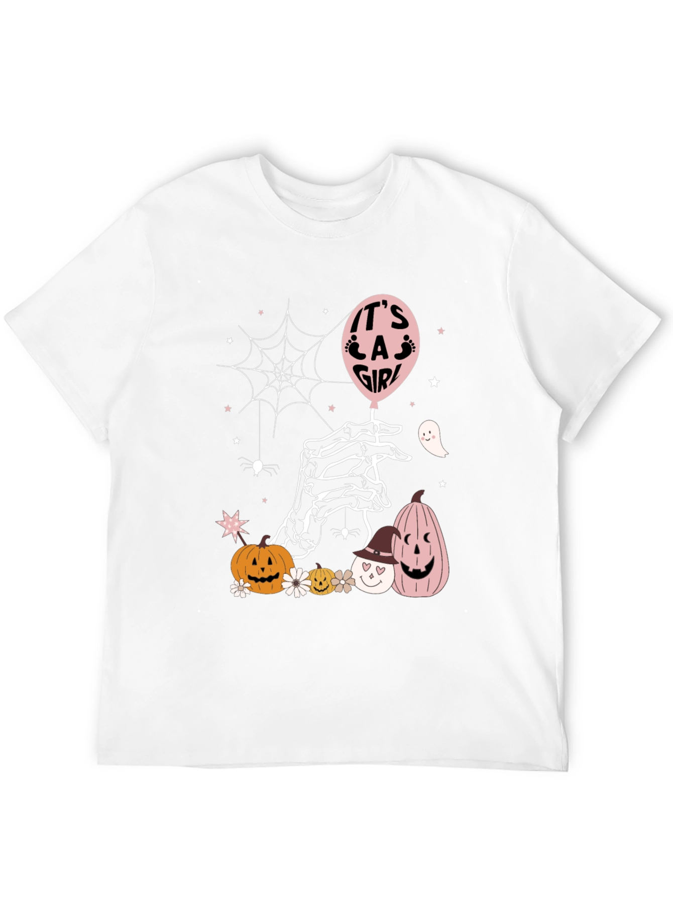 Its a Girl Halloween Baby Shower T-Shirt
