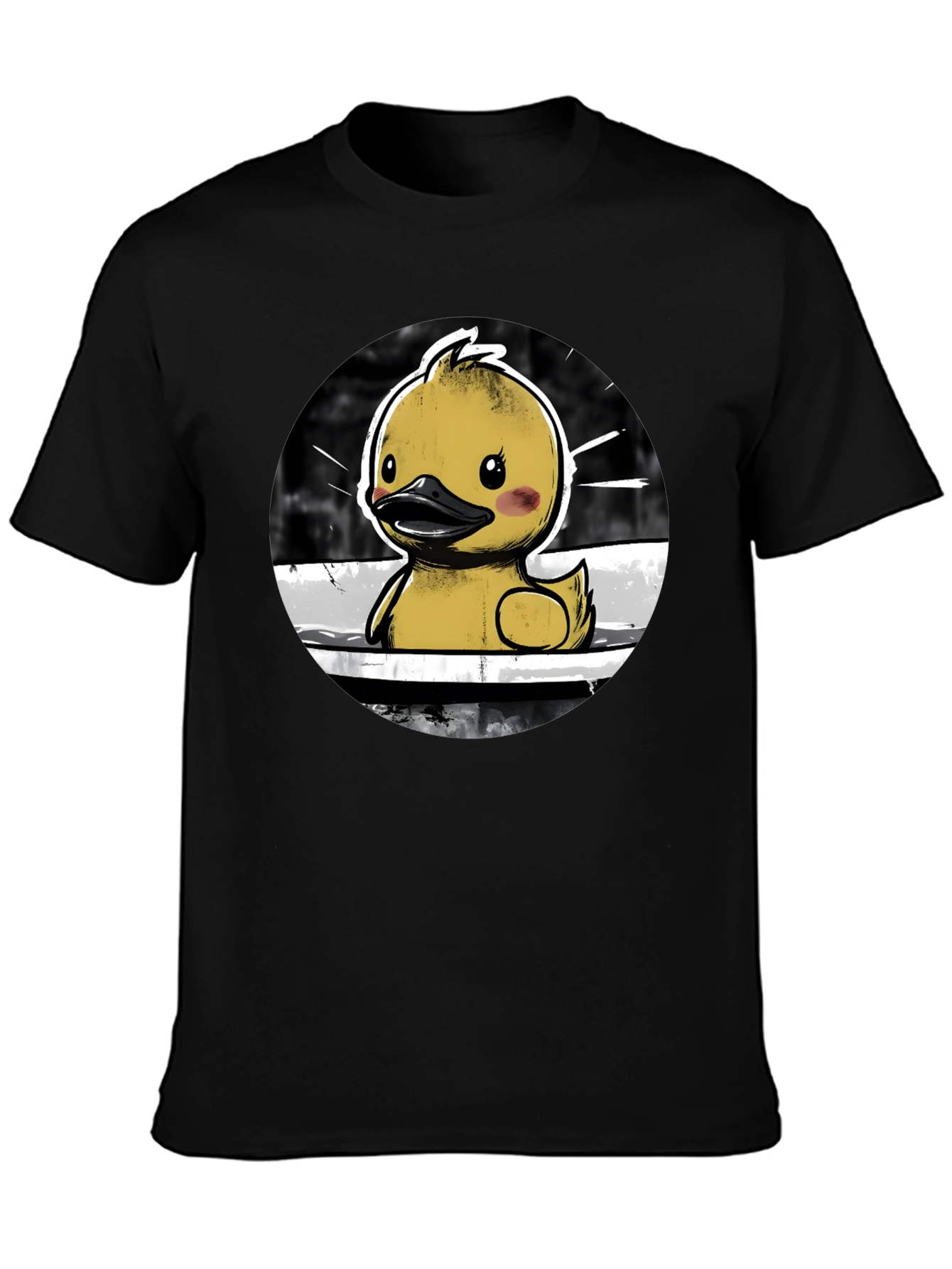 Cute Duck in Tub Graphic Tee