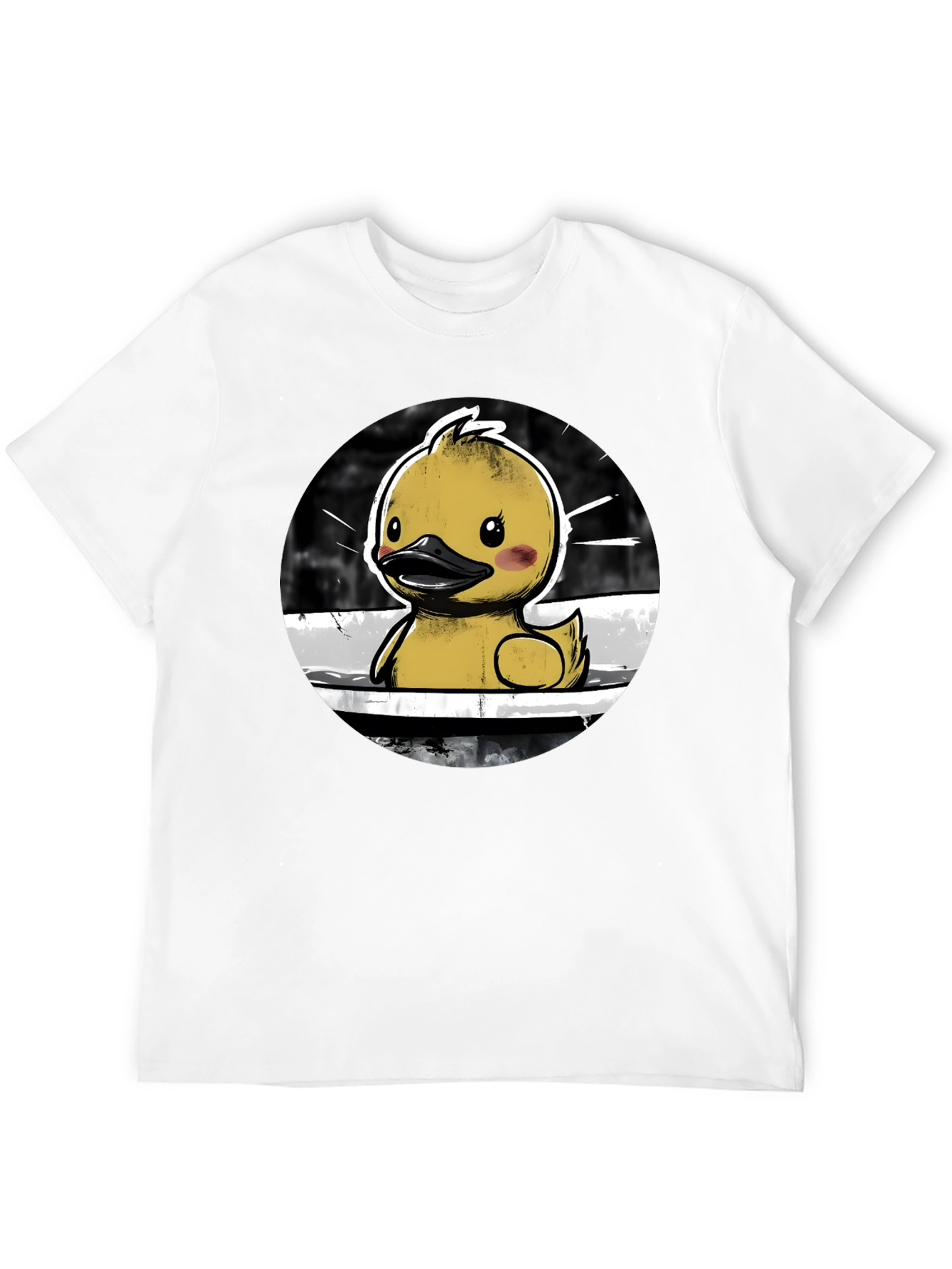 Cute Duck in Tub Graphic Tee