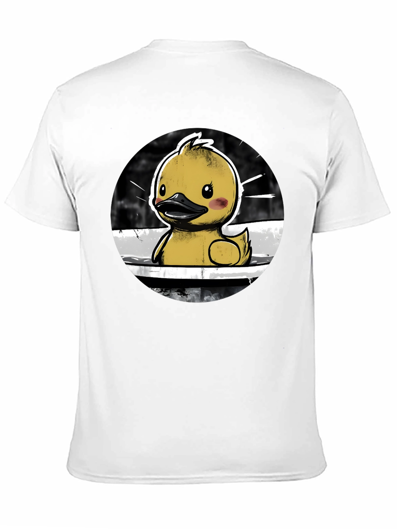 Cute Duck in Tub Graphic Tee