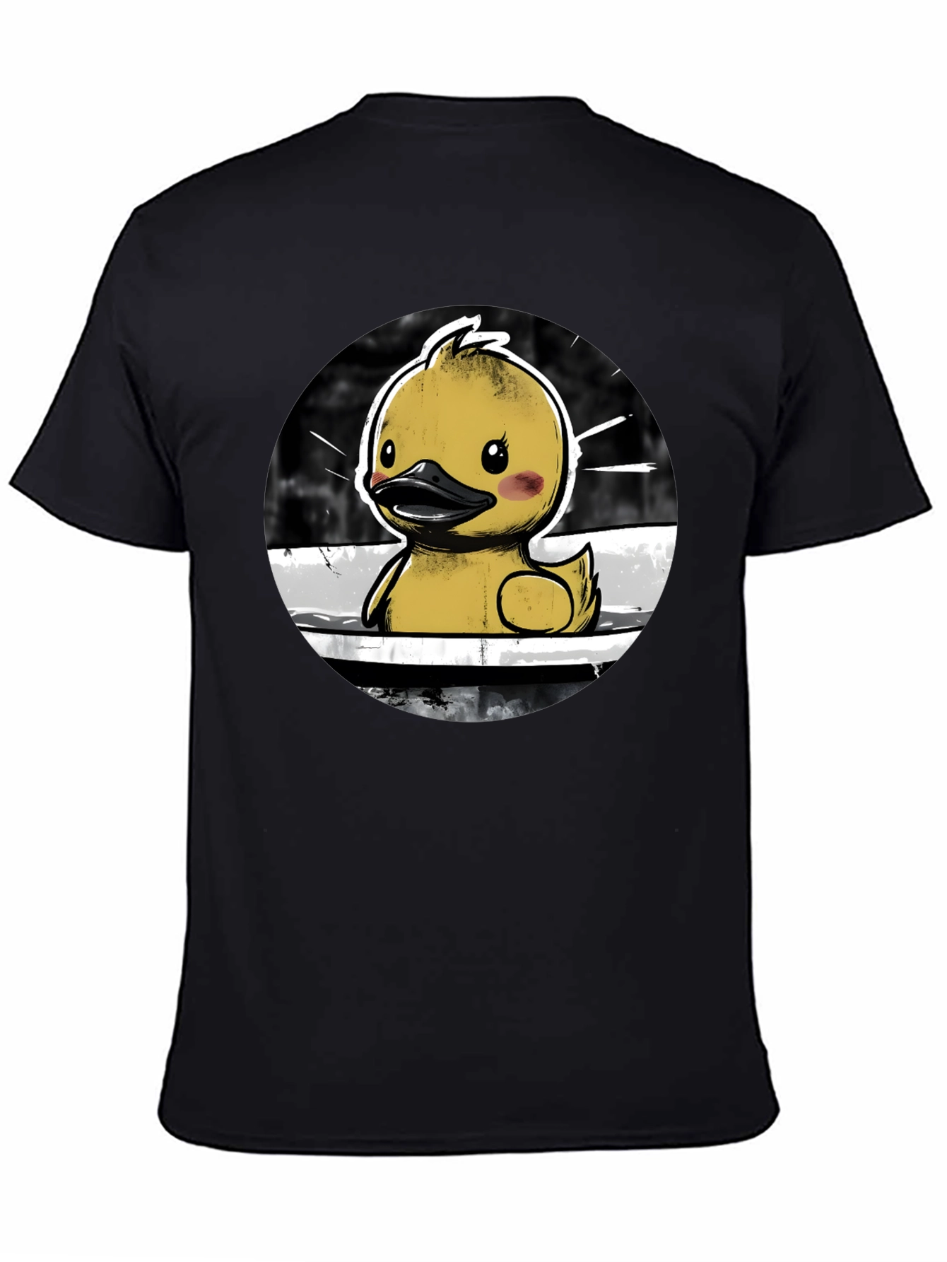 Cute Duck in Tub Graphic Tee