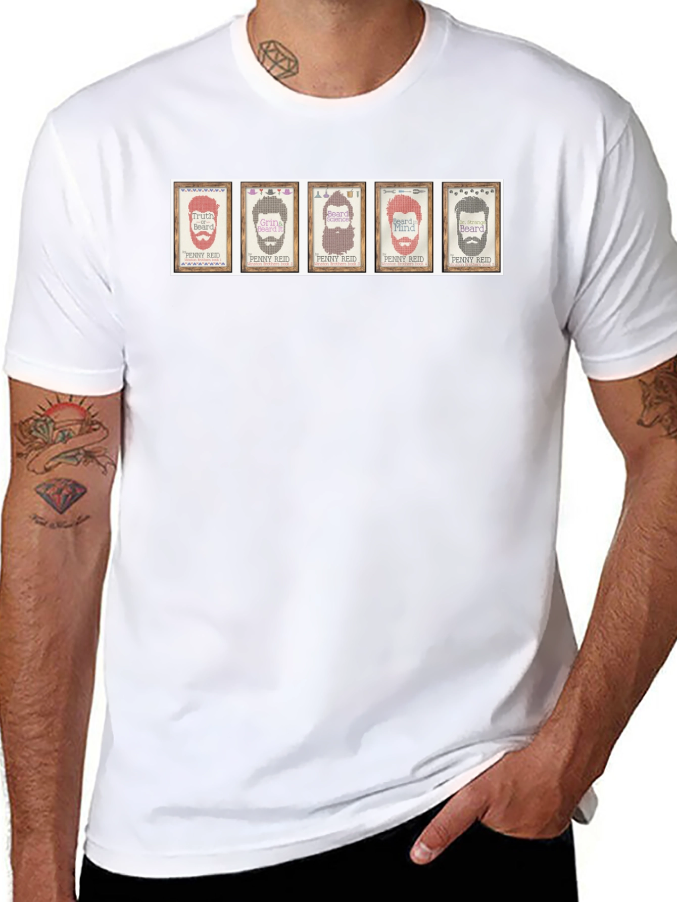 Penny Reid Beard T-Shirt - Mens Black Tee