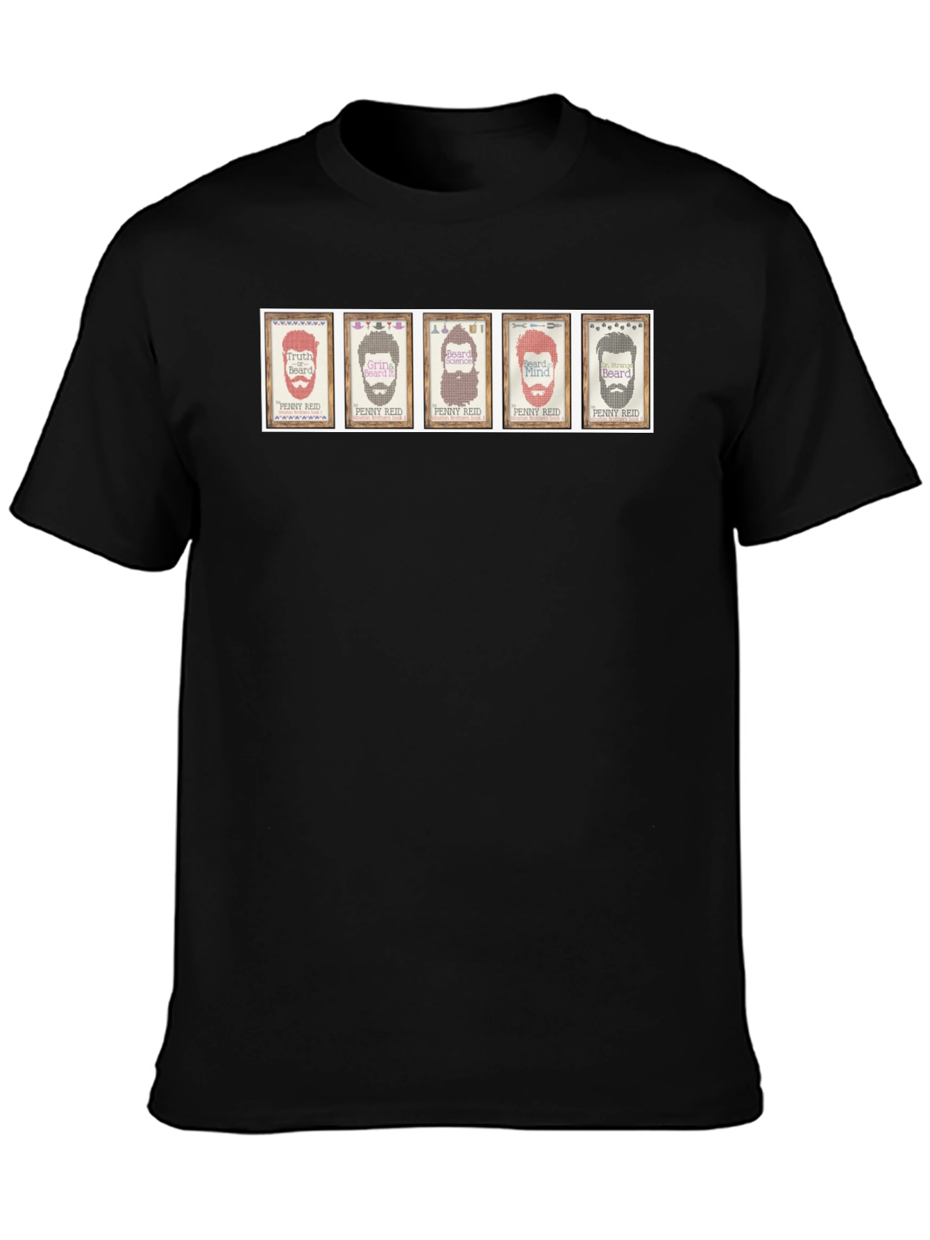 Penny Reid Beard T-Shirt - Mens Black Tee