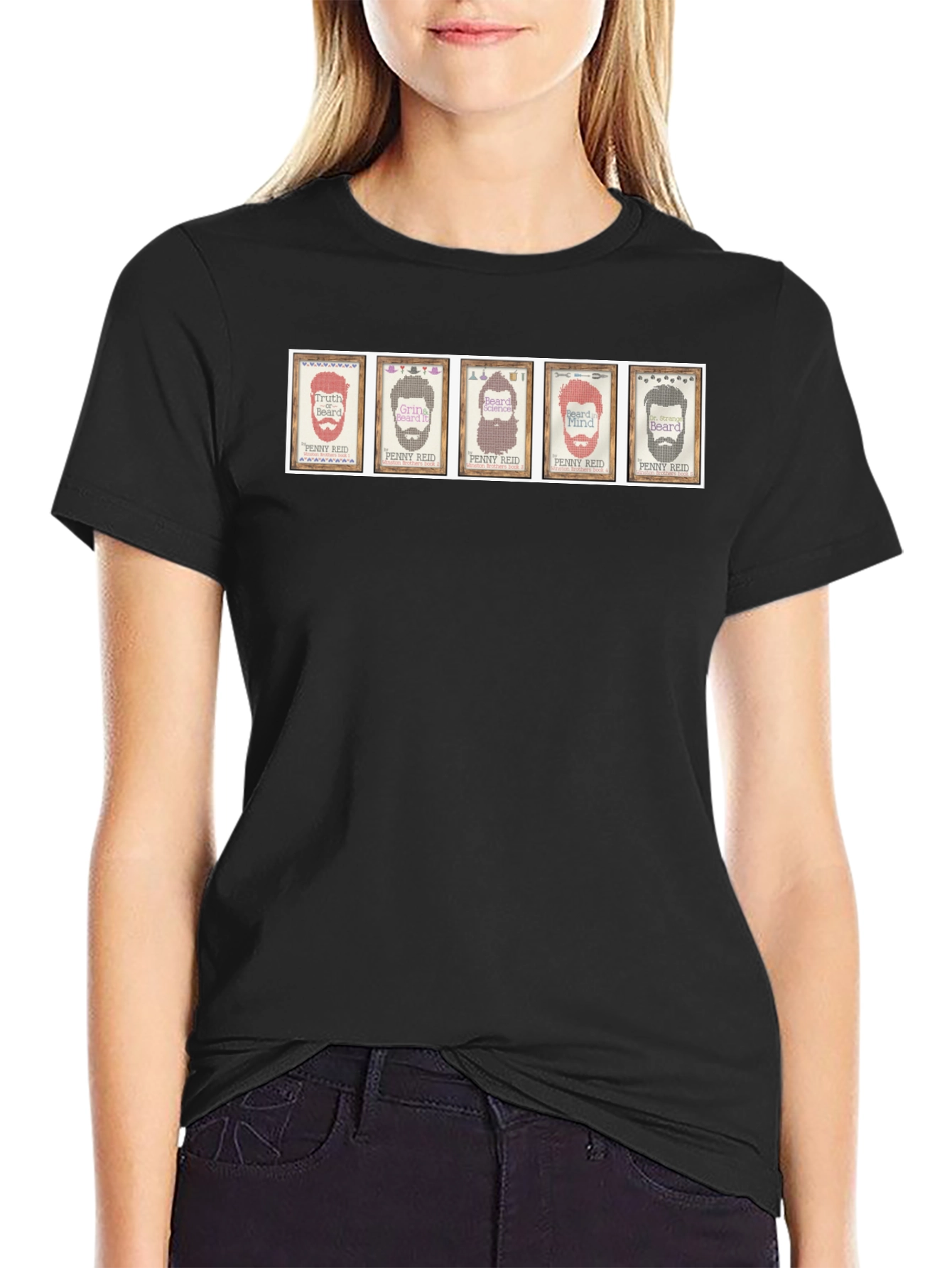 Penny Reid Beard T-Shirt - Mens Black Tee