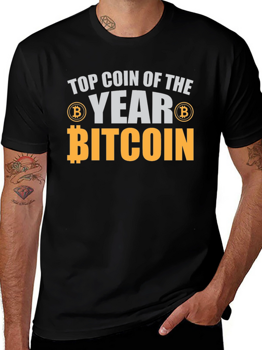 Bitcoin Top Coin of The Year Graphic Tee
