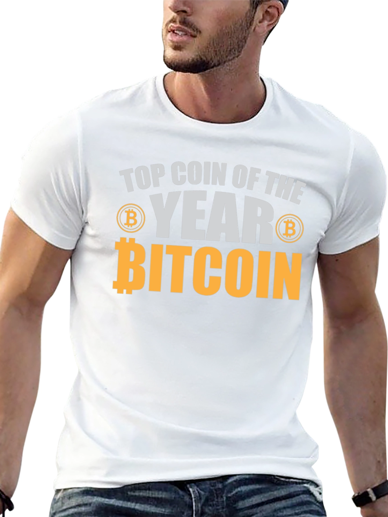Bitcoin Top Coin of The Year Graphic Tee