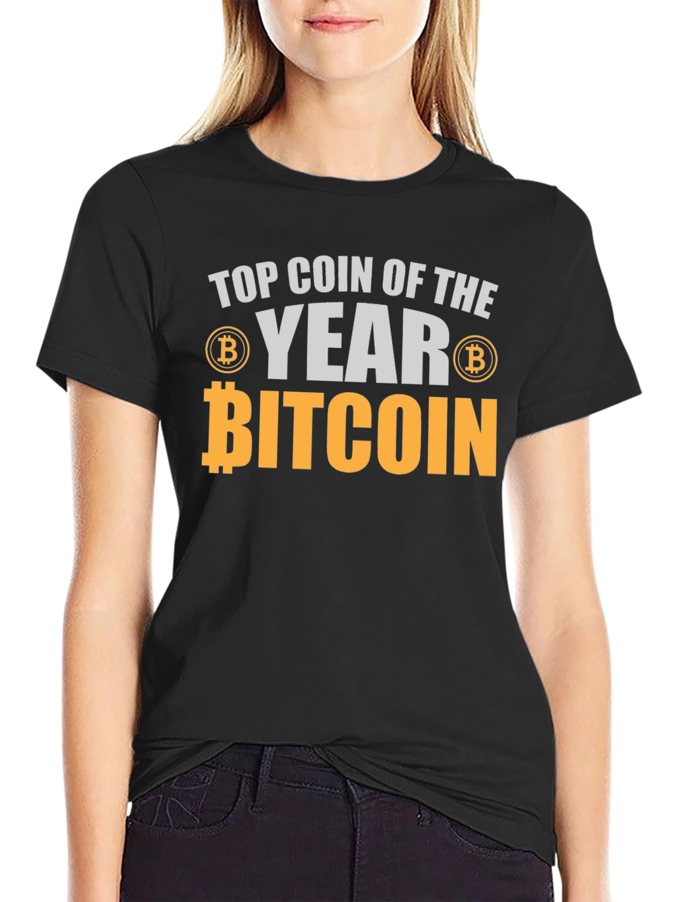 Bitcoin Top Coin of The Year Graphic Tee