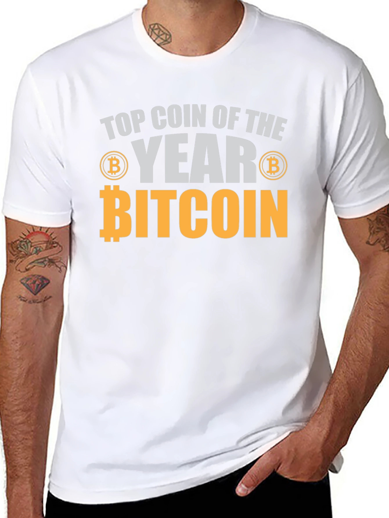 Bitcoin Top Coin of The Year Graphic Tee