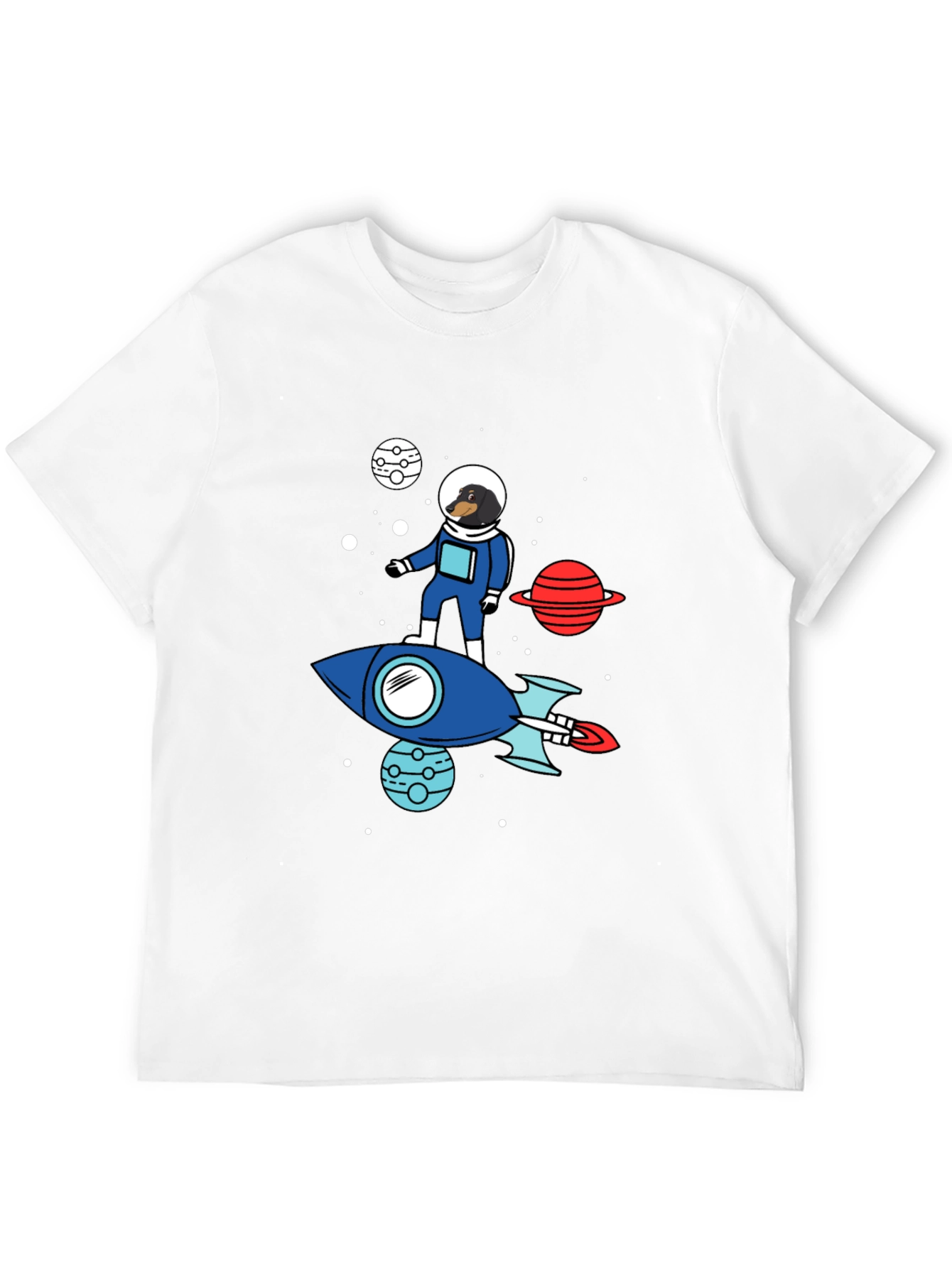 Dachshund Astronaut T-Shirt - Space Dog Tee