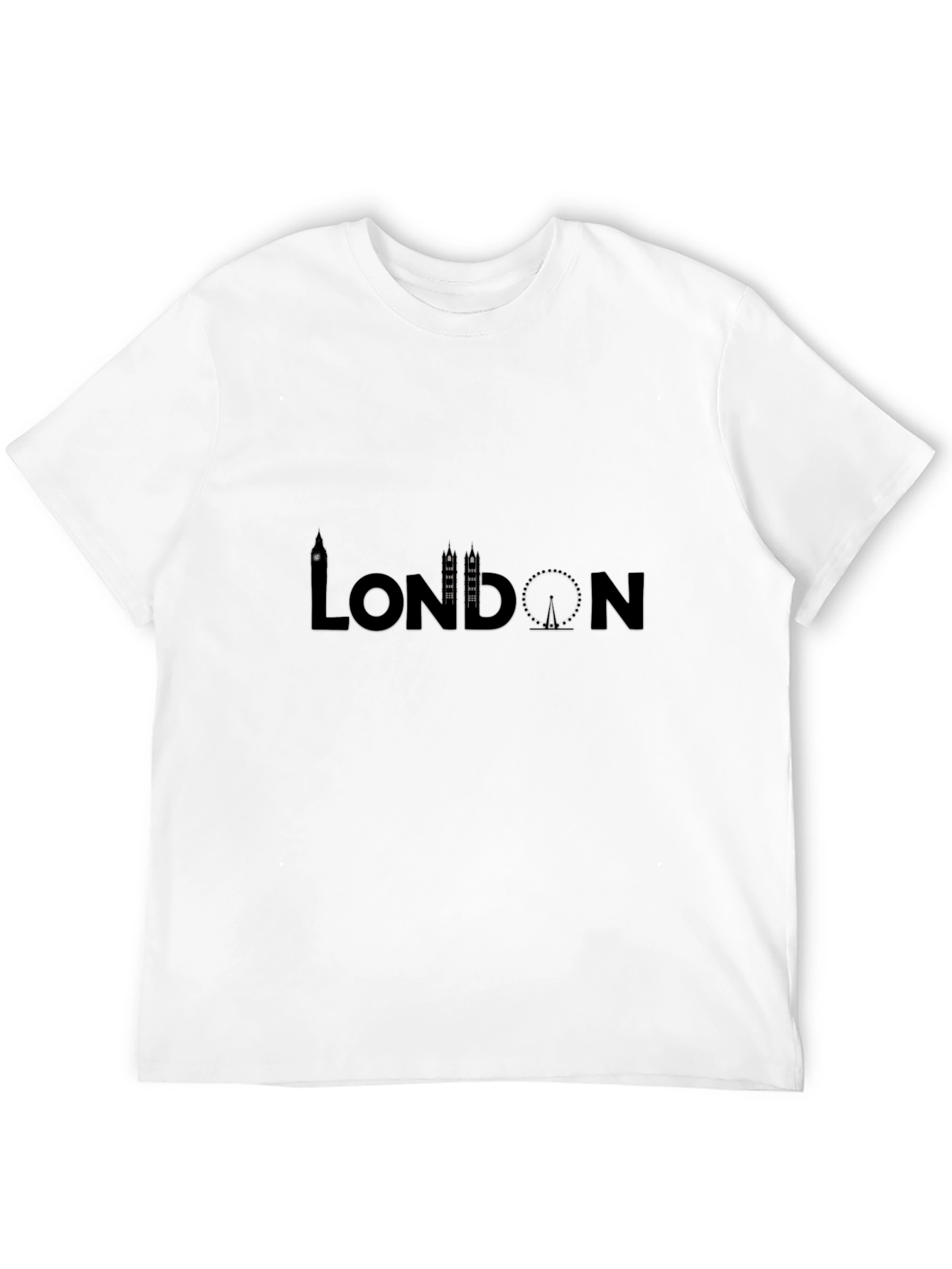 London Skyline Mens T-Shirt - Stylish City Souvenir