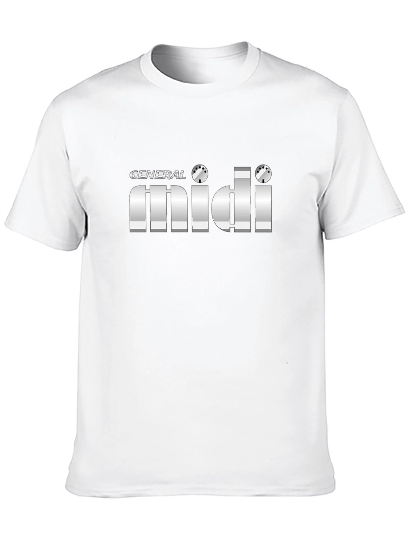 General MIDI Black T-Shirt - Music Producer Apparel