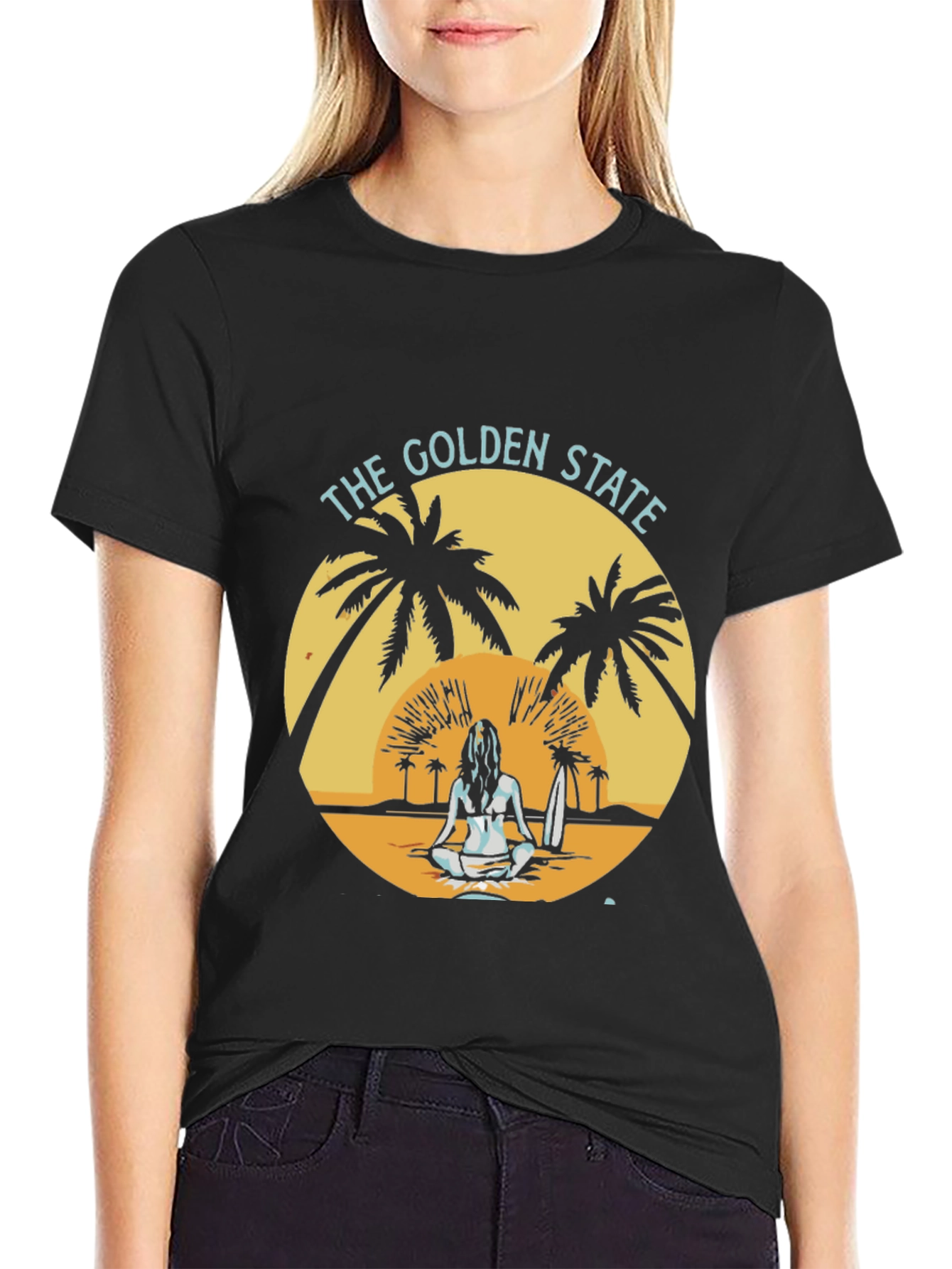 Golden State Graphic Tee - Beach Vibe