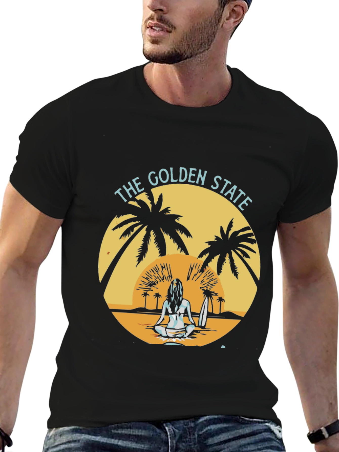 Golden State Graphic Tee - Beach Vibe